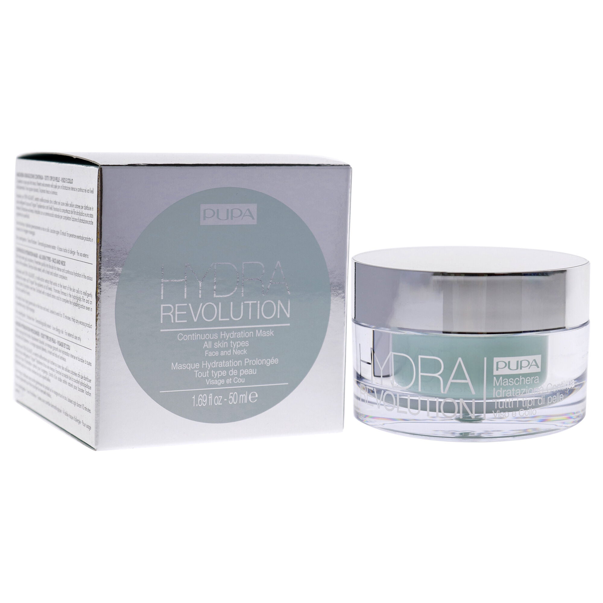 Hydra Revolution Continuous Hydration Mask by Pupa Milano for Unisex - 1.69 oz Mask, See Description, alternate image number 1