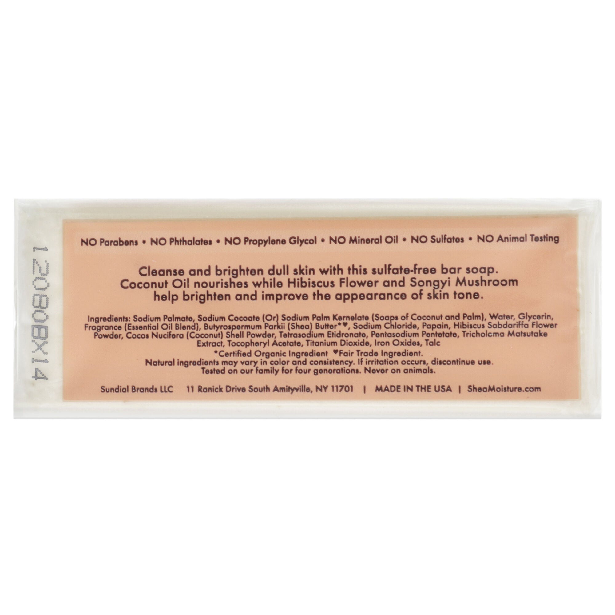 Coconut and Hibiscus Shea Butter Soap by Shea Moisture for Unisex - 8 oz Soap, , alternate image number 5