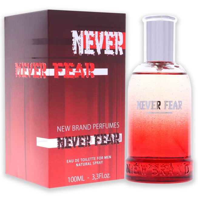 Never Fear by New Brand for Men - 3.3 oz EDT Spray, NA, alternate image number null