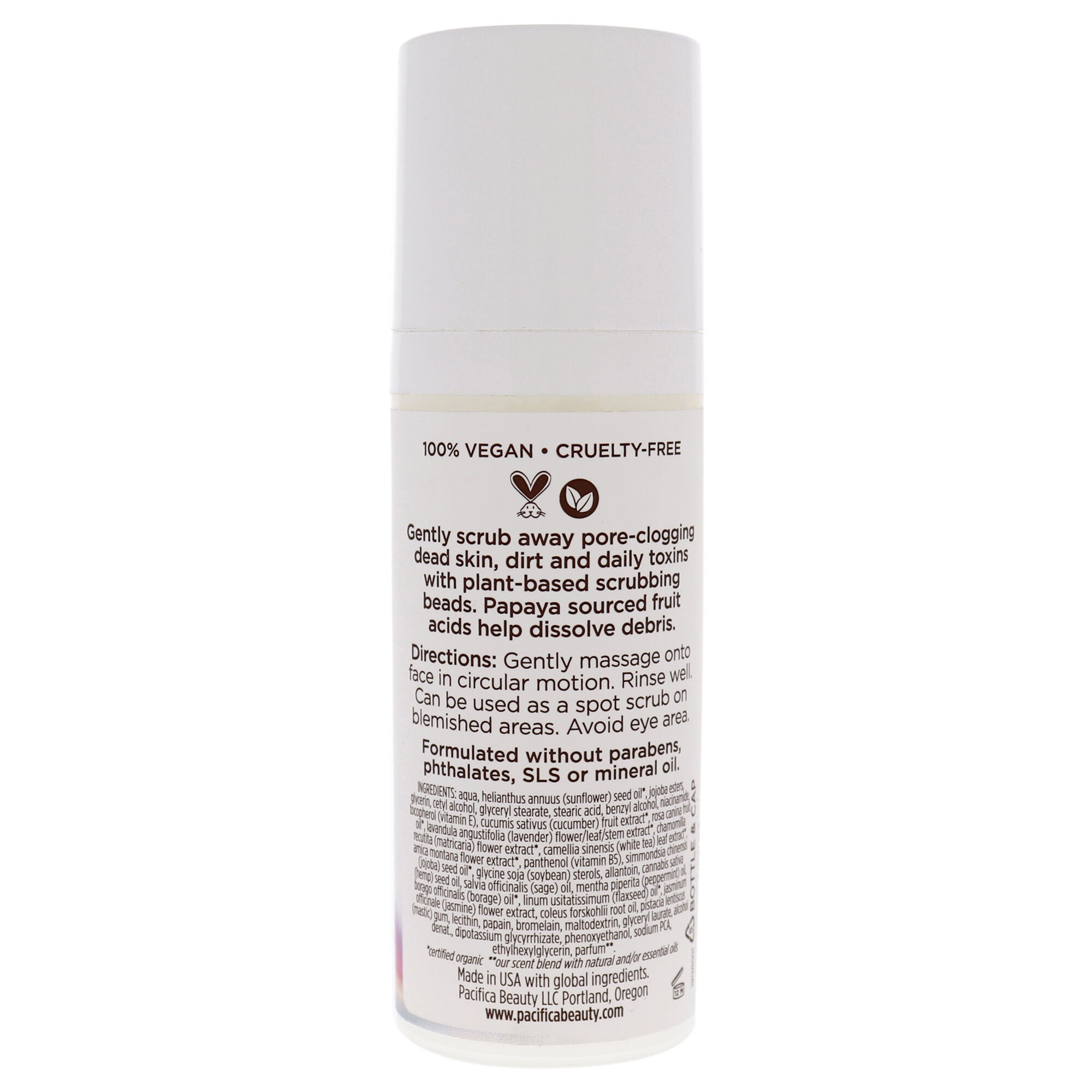 Pore Warrior Soft Scrub by Pacifica for Unisex - 1.7 oz Scrub, See Description, alternate image number 1