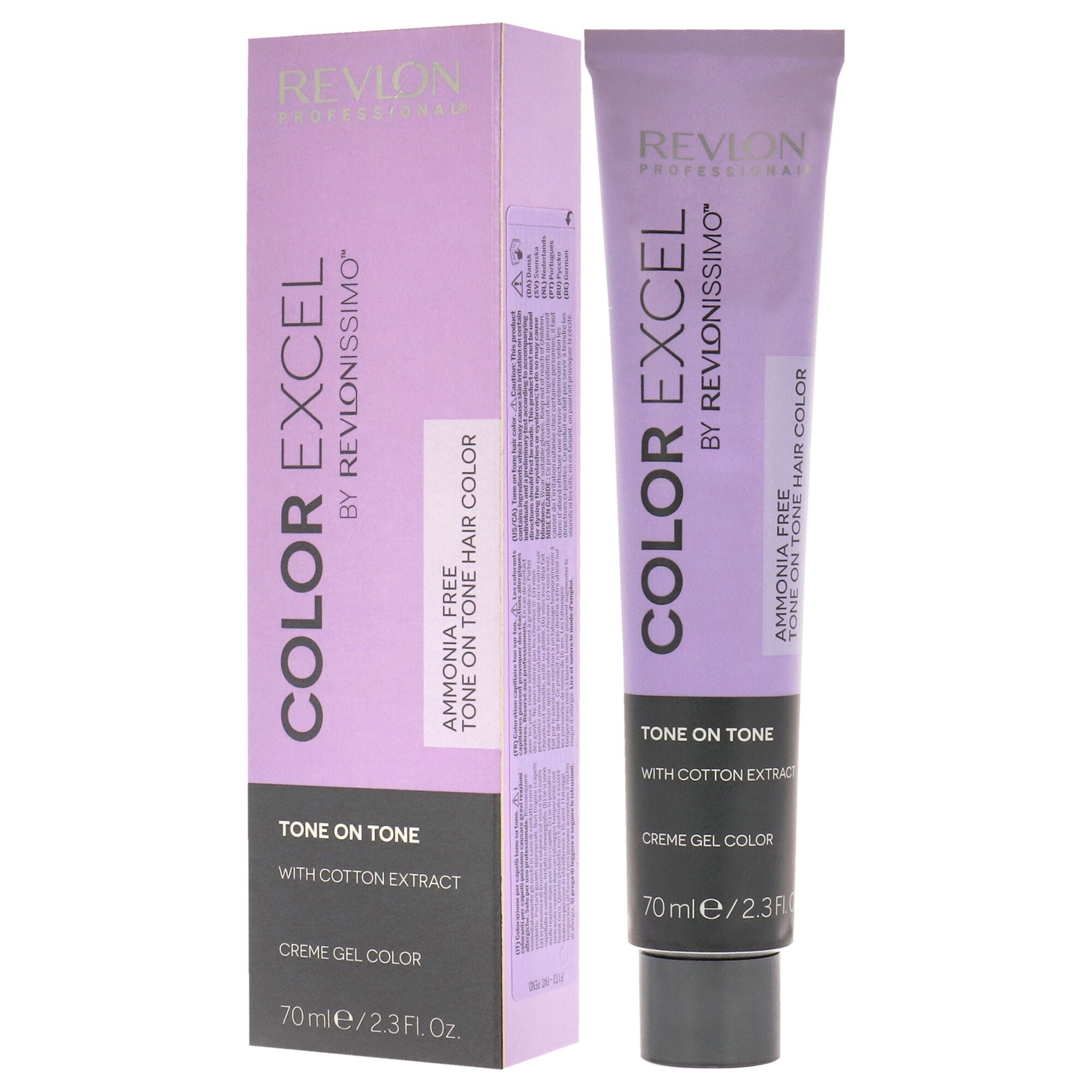 Revlonissimo Color Excel - 5.3 Light Golden Brown by Revlon for Unisex - 2.3 oz Hair Color, See Description, alternate image number 3