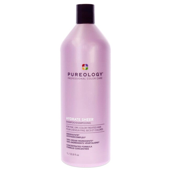 Hydrate Sheer Shampoo by Pureology for Unisex - 1 Liter Shampoo, NA, hi-res image number null