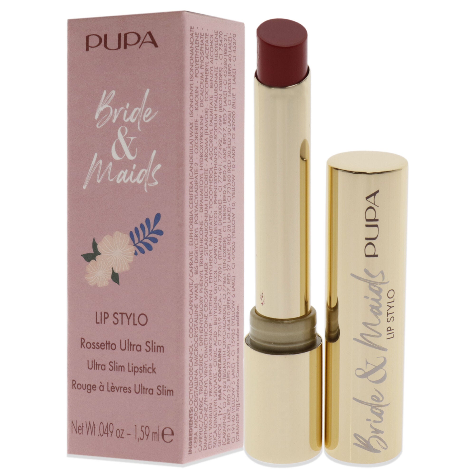 Bride and Maids Lip Stylo Ultra Slim Lipstick - 004 True Love by Pupa Milano for Women - 0.049 oz Lipstick, , alternate image number 7