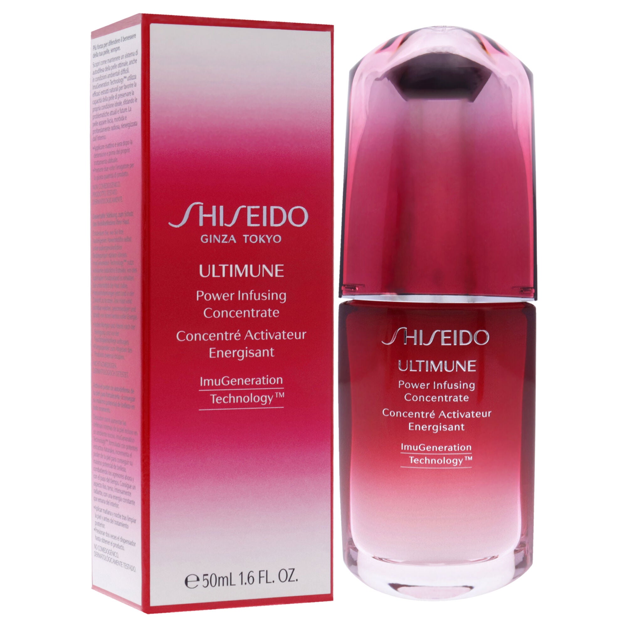 Ultimune Power Infusing Concentrate by Shiseido for Unisex - 1.6 oz Moisturizer, See Description, alternate image number 4