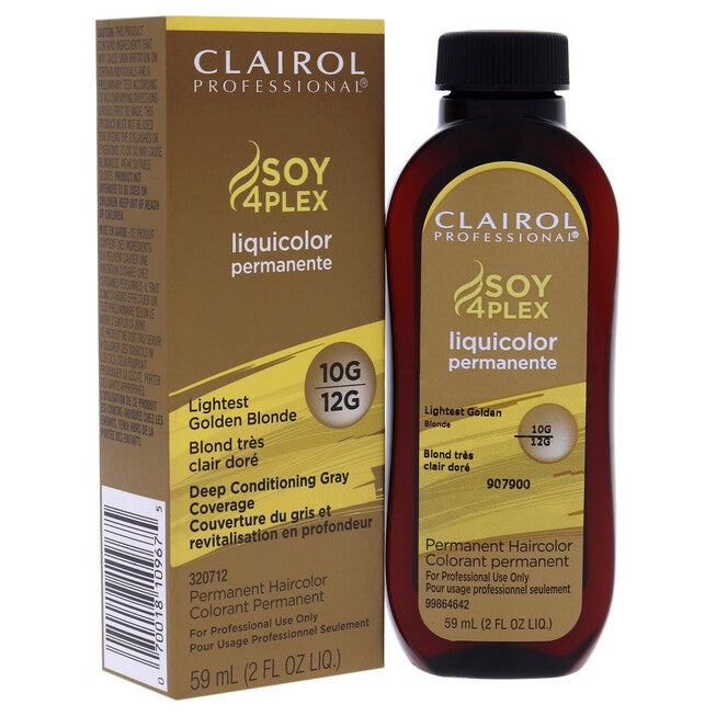 Professional Liquicolor Permanent Hair Color - 10G Lightest Golden Blonde by Clairol for Unisex - 2 oz Hair Color, See Description, alternate image number 2