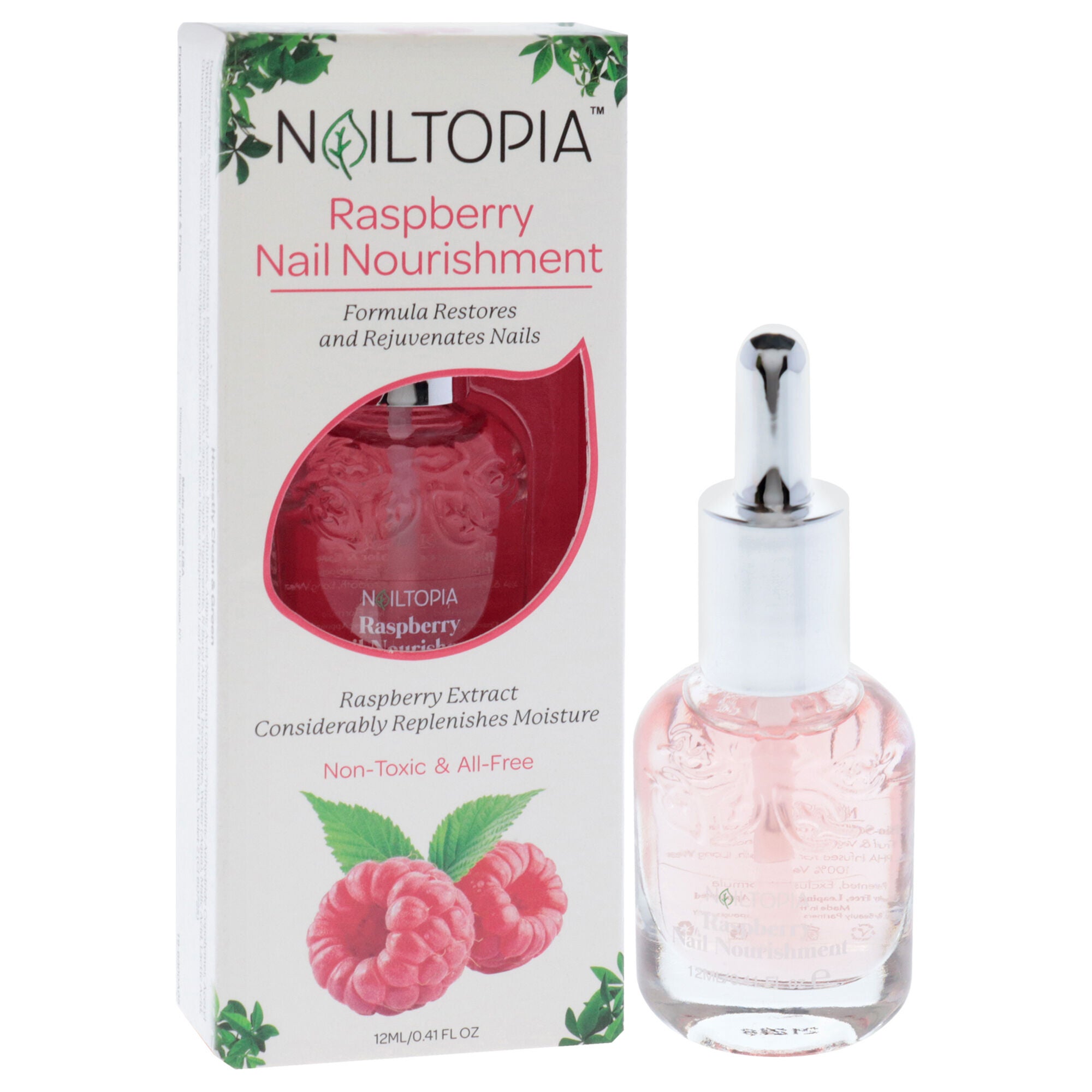 Nail Nourishment - Raspberry by Nailtopia for Women - 0.41 oz Nail Treatment, , alternate image number 6