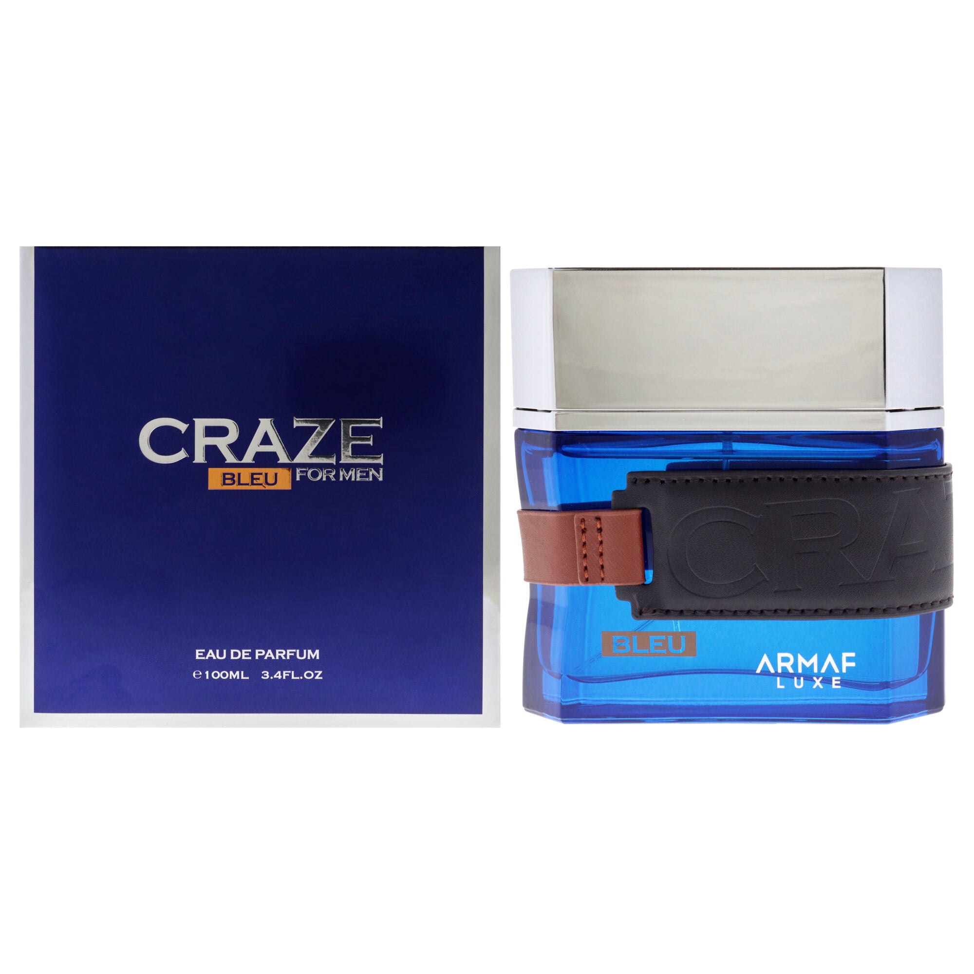 Craze Bleu by Armaf for Men - 3.4 oz EDP Spray, See Description, hi-res image number 0