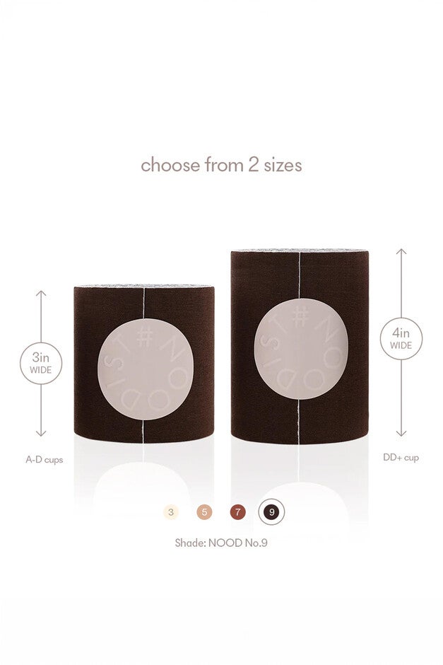 Shape Tape 4 inches Wide Breast Tape, No 9 Espresso / Brown, alternate image number 2