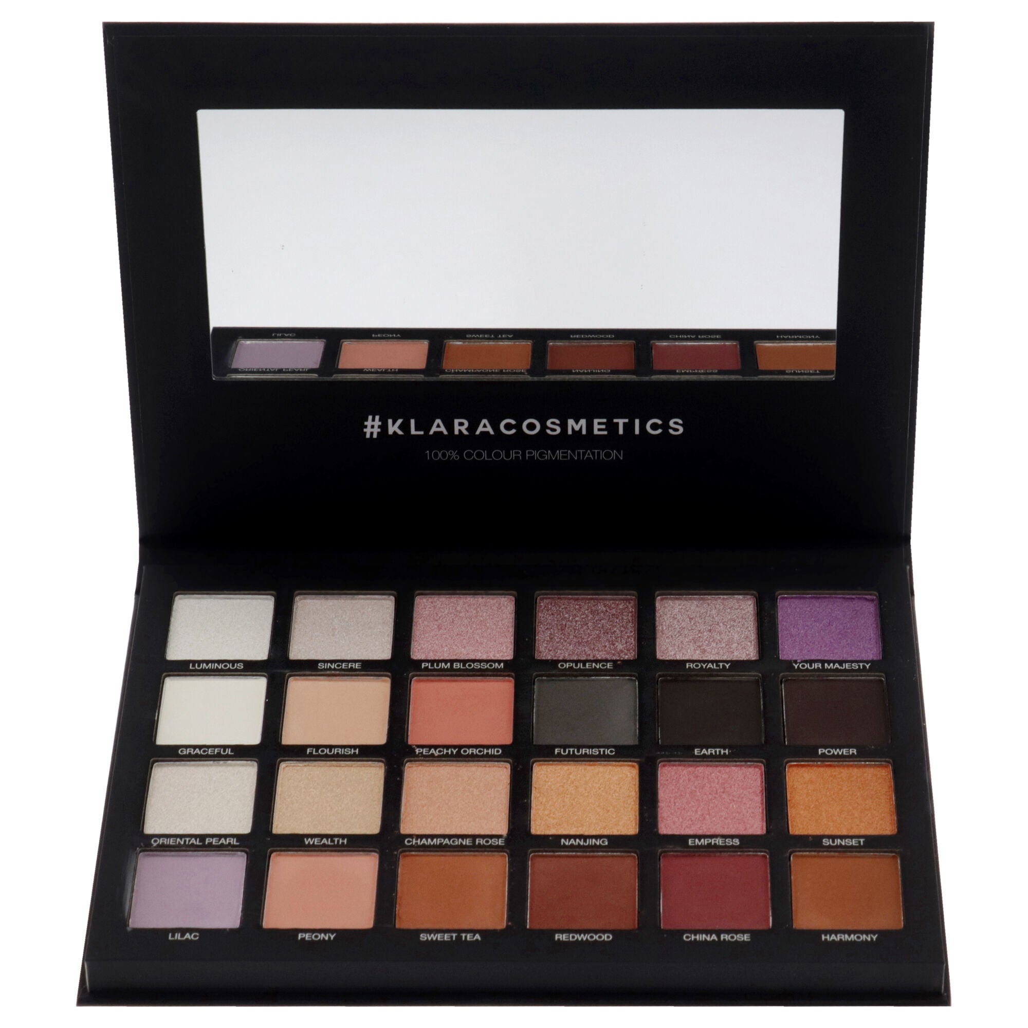 24 Eyeshadow Palette - Shanghai by Klara for Women - 1.68 oz Eye Shadow, Multi, alternate image number 1