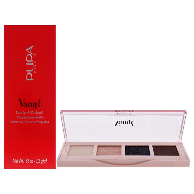 Vamp! 4 Eyeshadow Palette - 006 Deep Nude by Pupa Milano for Women - 0.183 oz Eye Shadow, See Description, hi-res image number 0