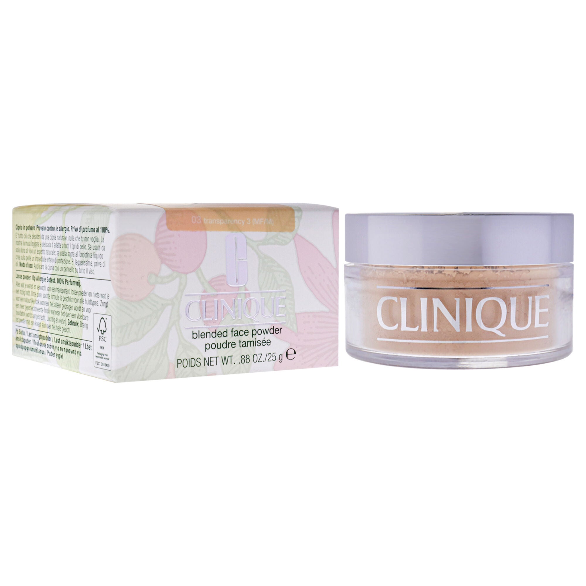 Blended Face Powder- 03 Transparency by Clinique for Women - 0.88 oz Powder, See Description, alternate image number 2