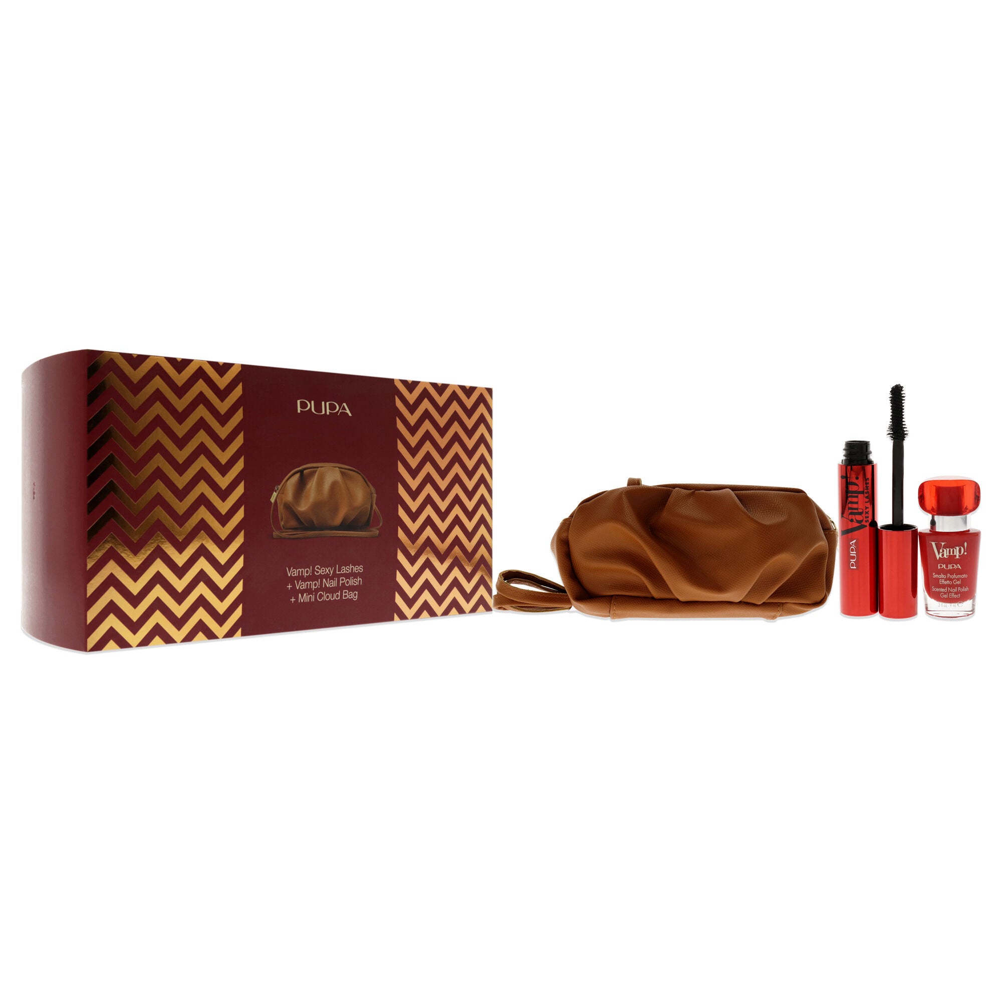 Vamp! Sexy Lashes and Vamp! Nail Polish Set by Pupa Milano for Women - 3 Pc Set, See Description, alternate image number 2