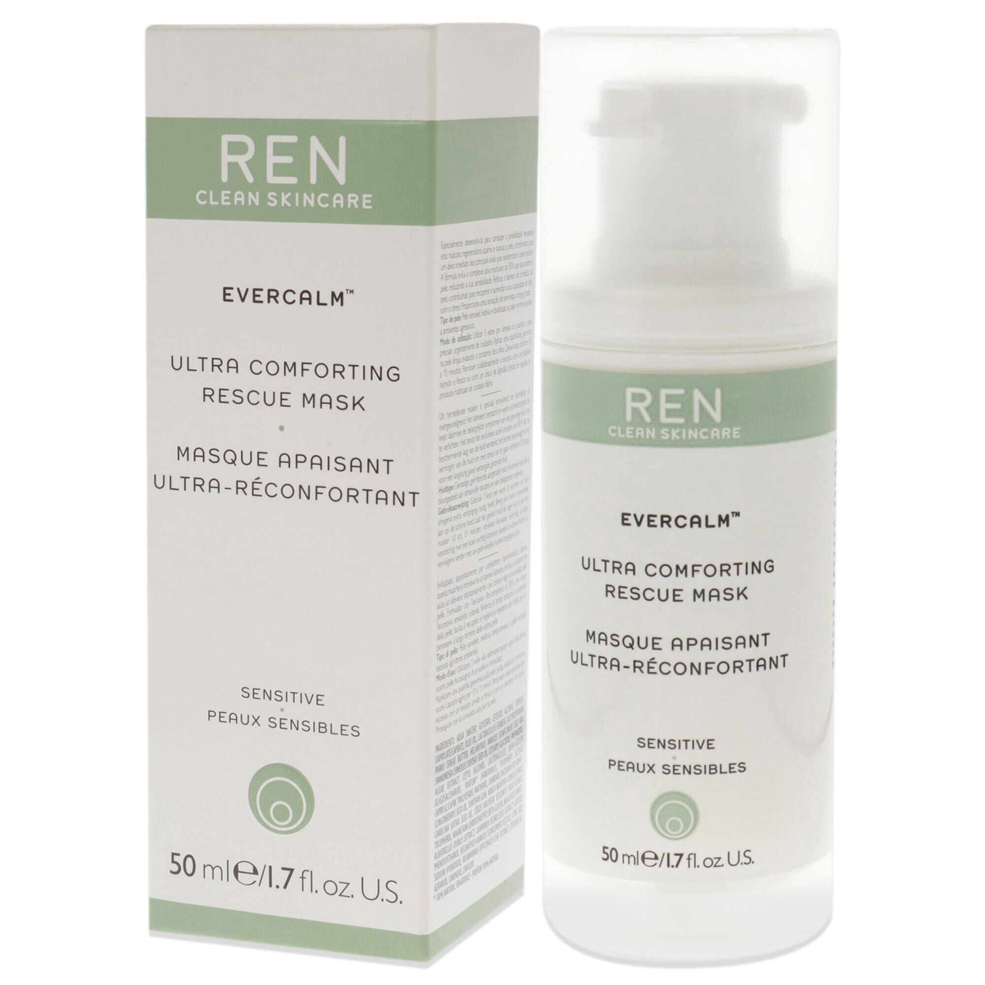 Evercalm Ultra Comforting Rescue Mask by REN for Unisex - 1.7 oz Mask, See Description, alternate image number 3