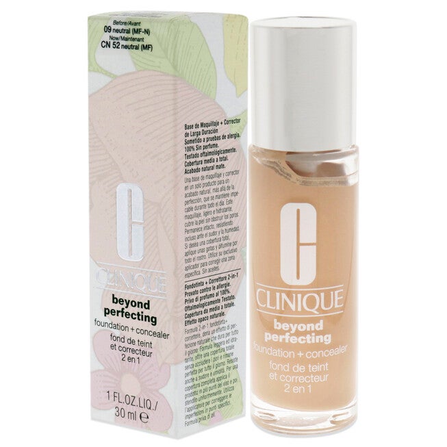 Beyond Perfecting Foundation Plus Concealer - 9 Neutral MF-N by Clinique for Women - 1 oz Makeup, NA, alternate image number null