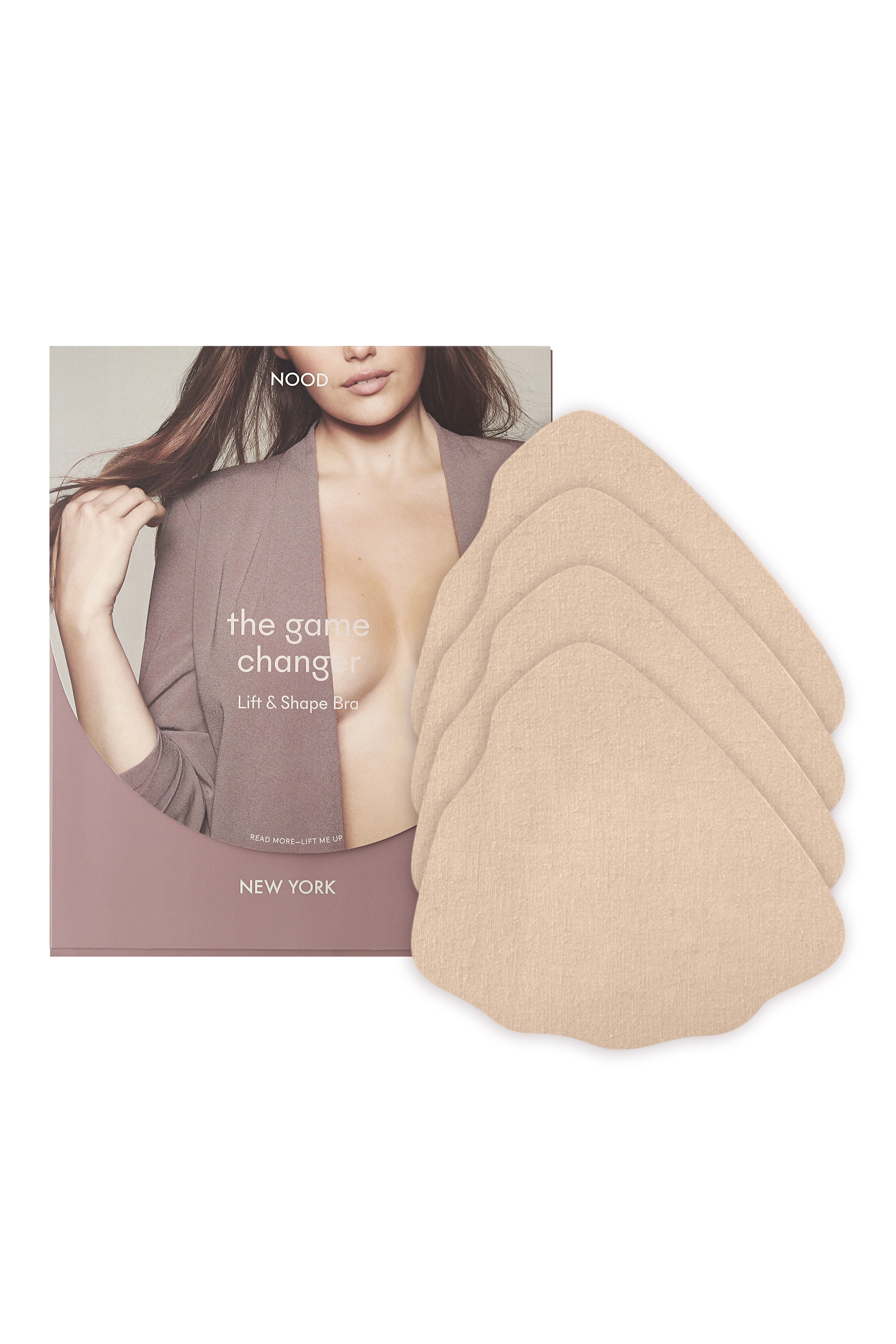 Game Changer Lift & Shape Adhesive Bra (4-pack), No 3 Buff / Beige, alternate image number 2