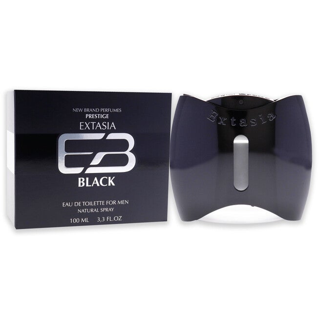 Extasia Black by New Brand for Men - 3.4 oz EDT Spray, NA, alternate image number null