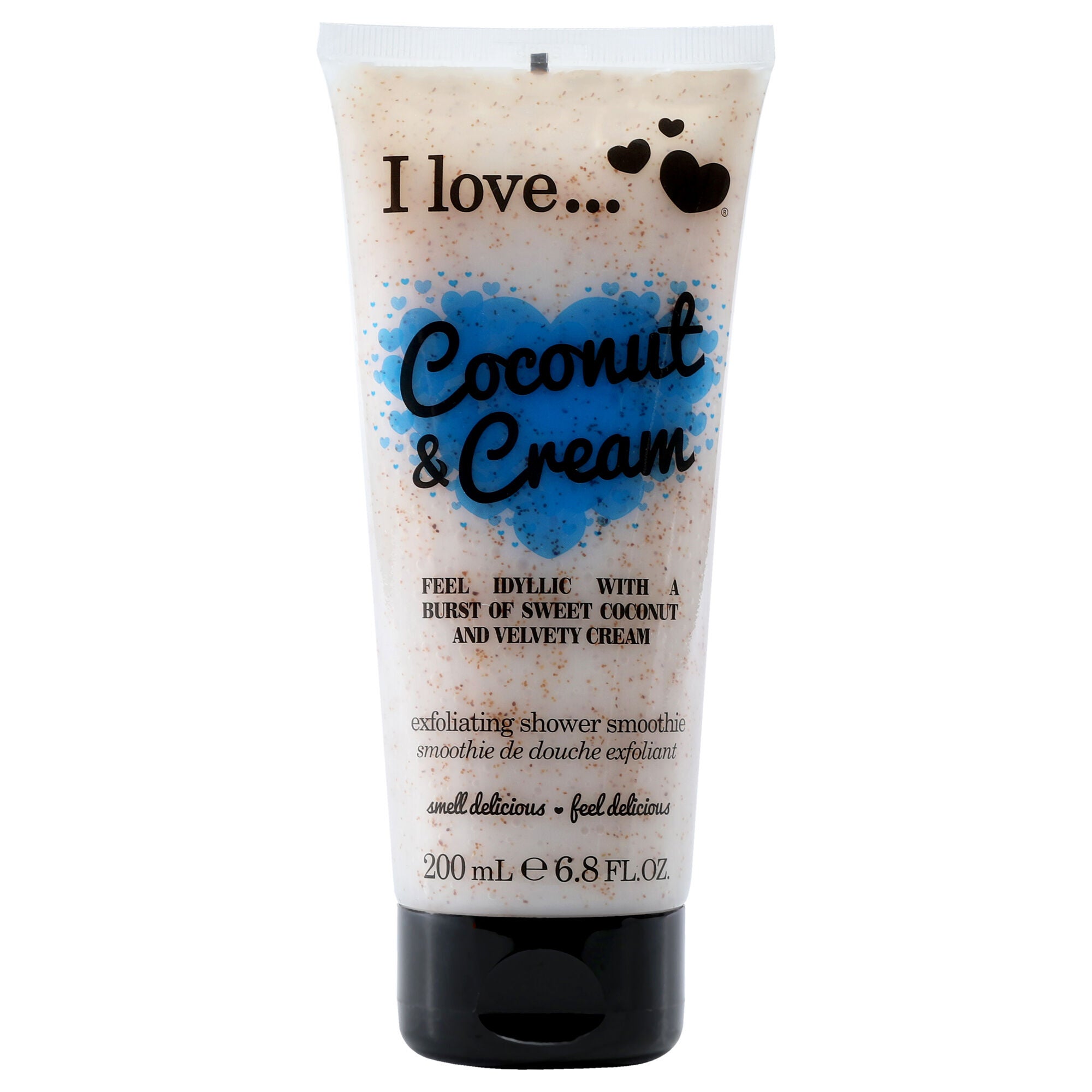 Exfoliating Shower Smoothie - Coconut and Cream by I Love Cosmetics for Women - 6.8 oz Exfoliator, See Description, hi-res image number 0