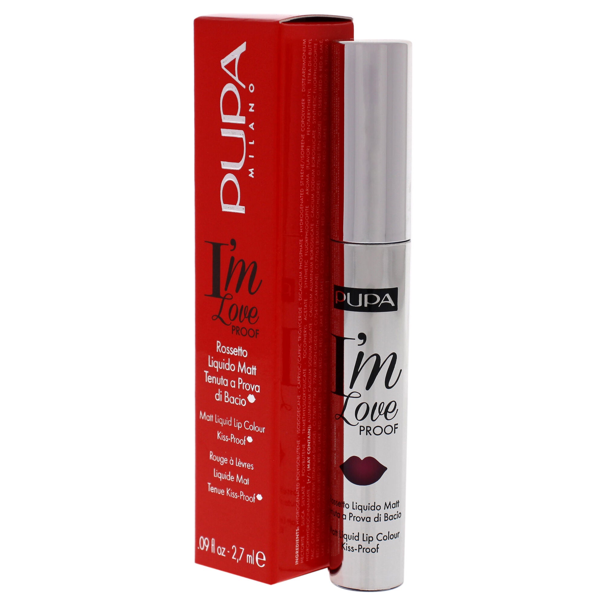 I Am Love Proof Matt Liquid Lip Color - 008 Flamingo Fuchsia by Pupa Milano for Women - 0.09 oz Lipstick, See Description, alternate image number 3