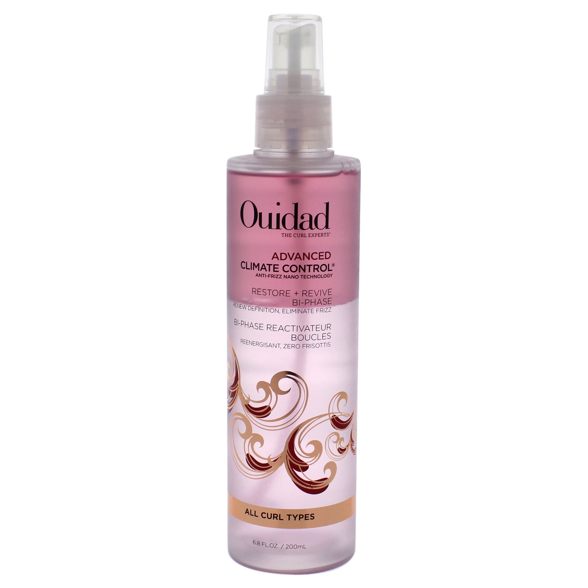 Advanced Climate Control Restore Plus Revive Bi-Phase by Ouidad for Unisex - 6.8 oz Hairspray, See Description, hi-res image number 0