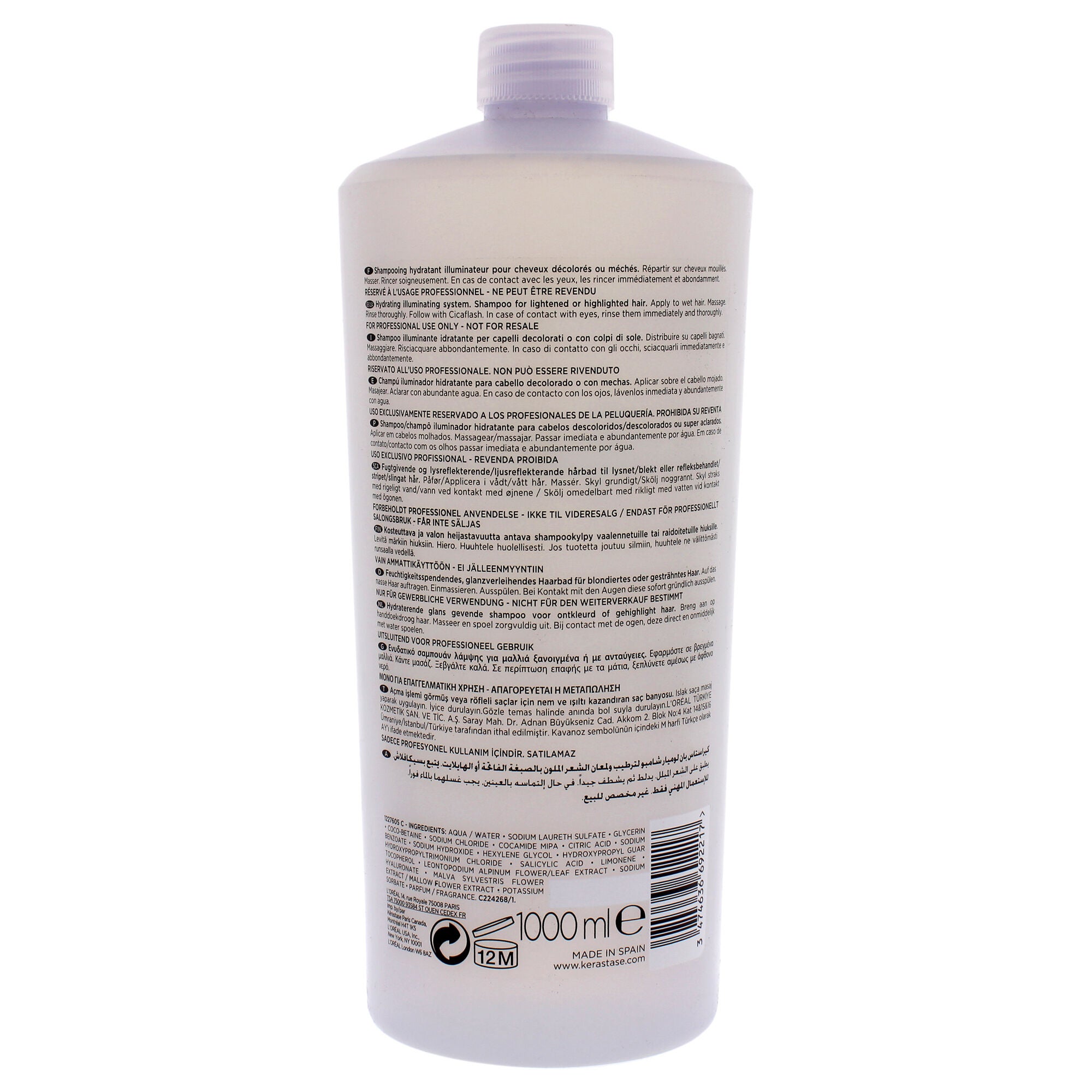 Blonde Absolu Bain Lumiere Shampoo by Kerastase for Unisex - 34 oz Shampoo, , alternate image number 2