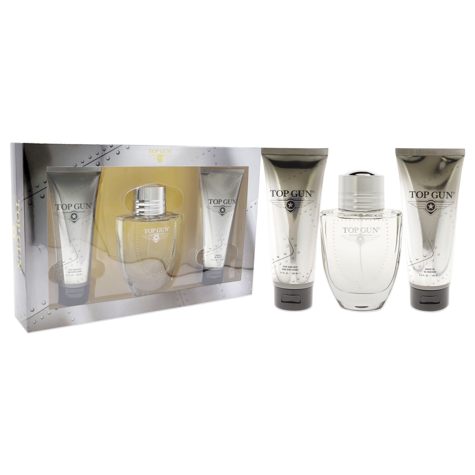 Top Gun Chervon by Top Gun for Men - 3 Pc Gift Set 3.4oz EDT Spray, 3.4oz After Shave Balm, 3.4oz Shower Gel, , alternate image number 6