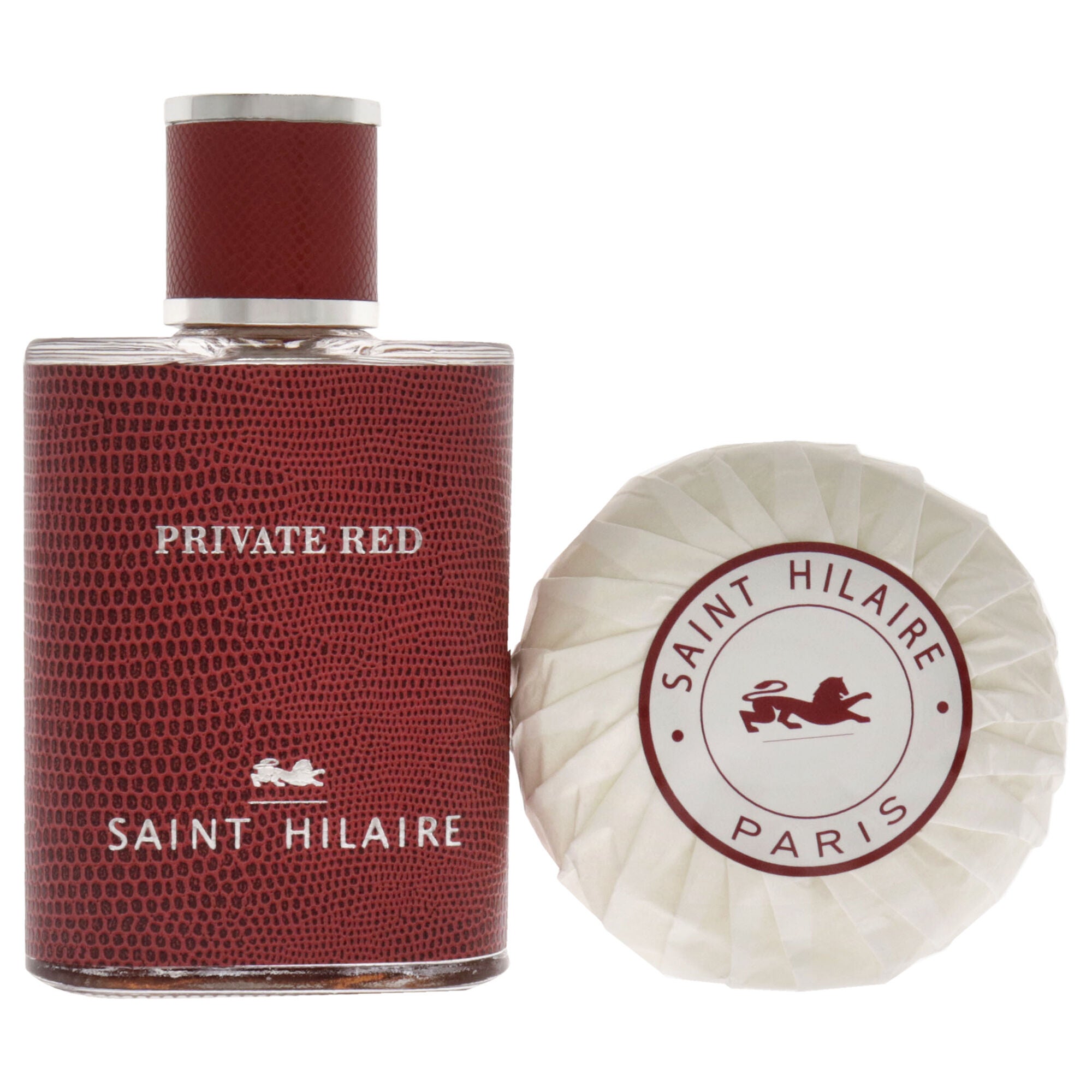 Private Red by Saint Hilaire for Men - 2 Pc Gift Set 3.3oz EDP Spray, 3.5oz Soap, See Description, alternate image number 3