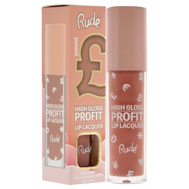 High Gloss Profit Lip Lacquer - Pound by Rude Cosmetics for Women - 0.141 oz Lip Gloss, See Description, alternate image number 1