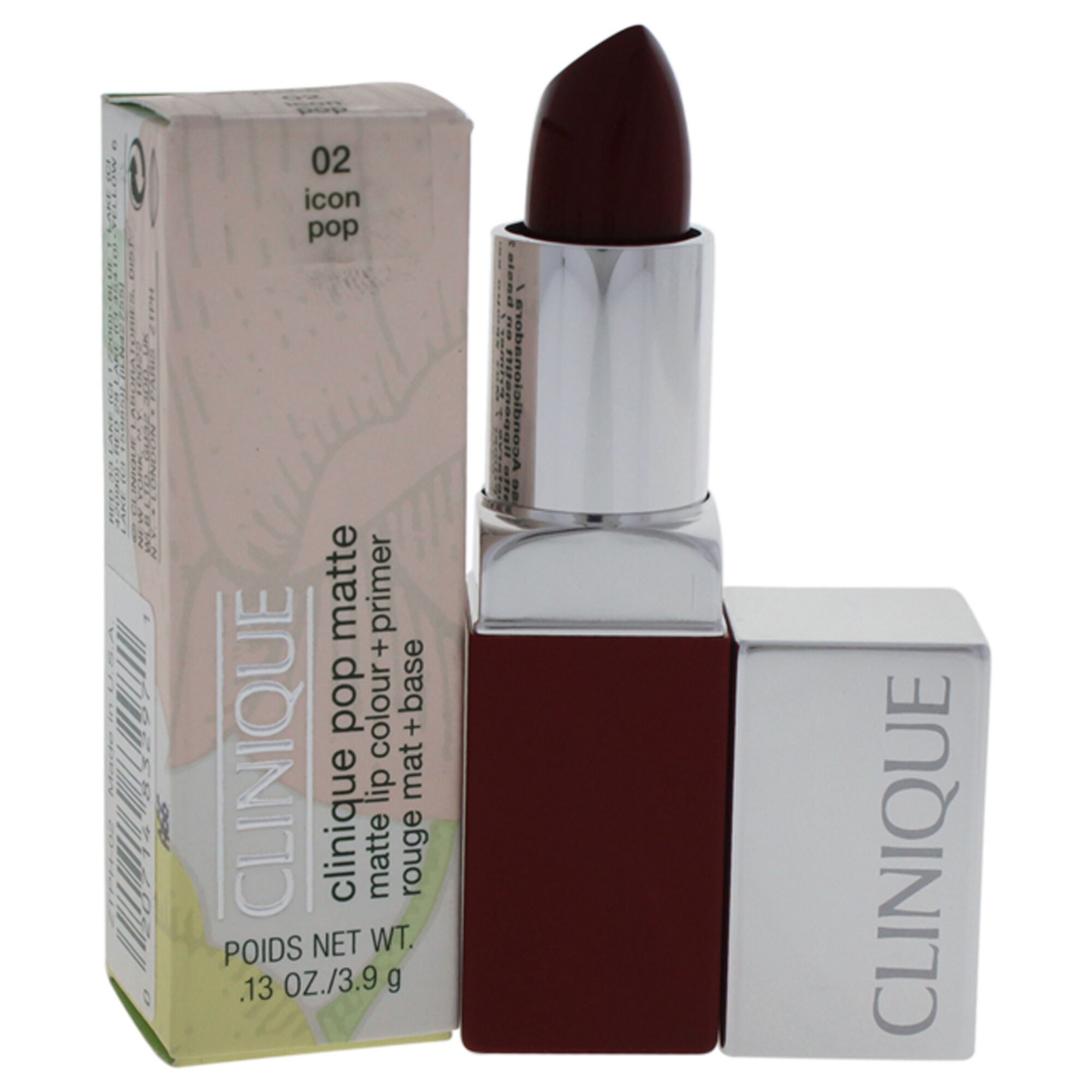 Clinique Pop Matte Lip Colour Plus Primer - 02 Icon Pop by Clinique for Women - 0.13 oz Lipstick, , alternate image number 1