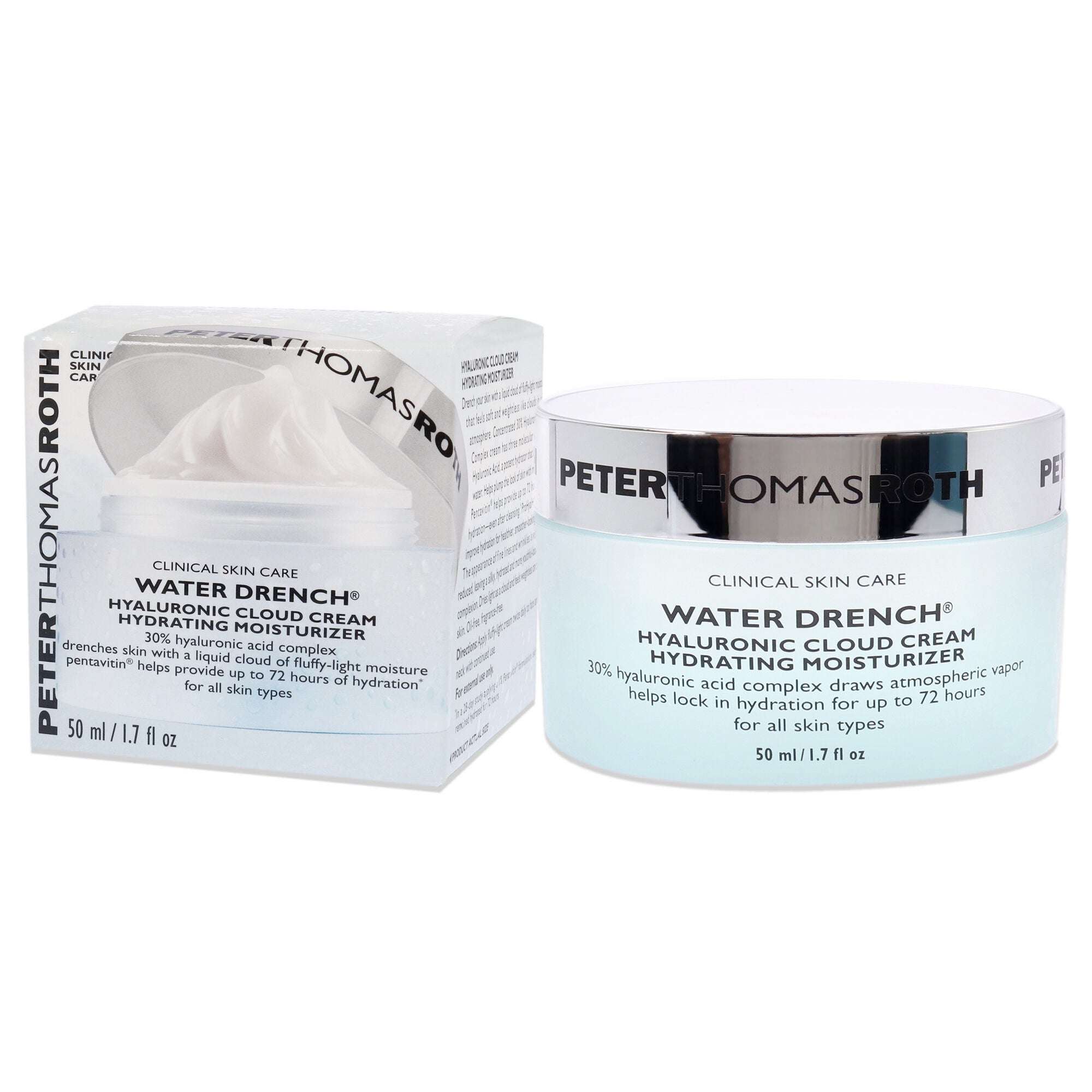 Water Drench Hyaluronic Cloud Cream by Peter Thomas Roth for Unisex - 1.7 oz Cream, , alternate image number 7