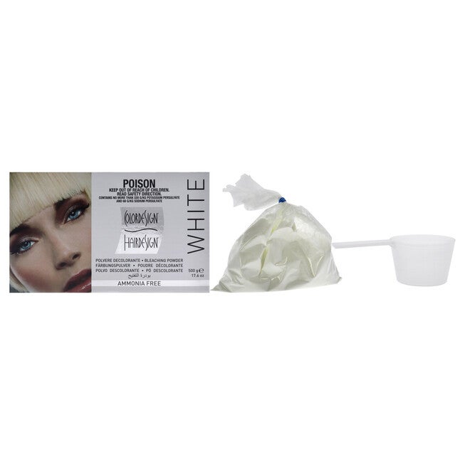Powder Lightener Bleach - White by ColorDesign for Unisex - 17.6 oz Lightener, See Description, hi-res image number 0