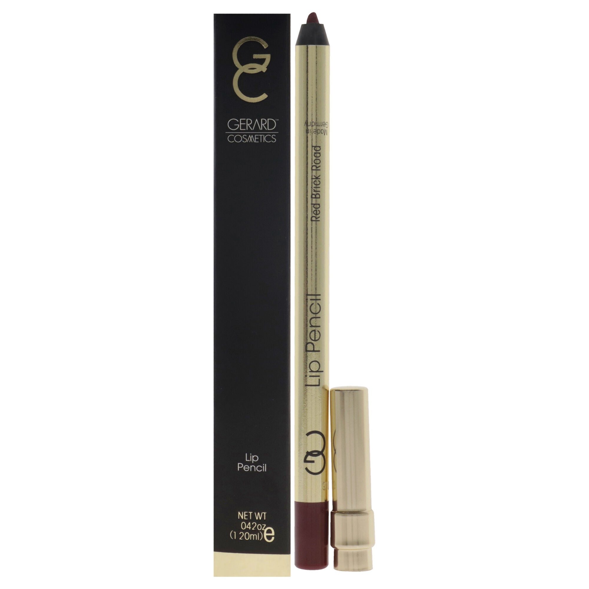 Lip Pencil - Red Brick Road by Gerard Cosmetic for Women - 0.4 oz Lip Pencil, See Description, hi-res image number 0