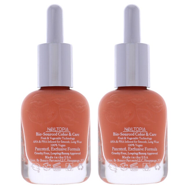 Bio-Sourced Chip Free Nail Lacquer - Queen of Queens by Nailtopia for Women - 0.41 oz Nail Polish - Pack of 2, See Description, alternate image number 2