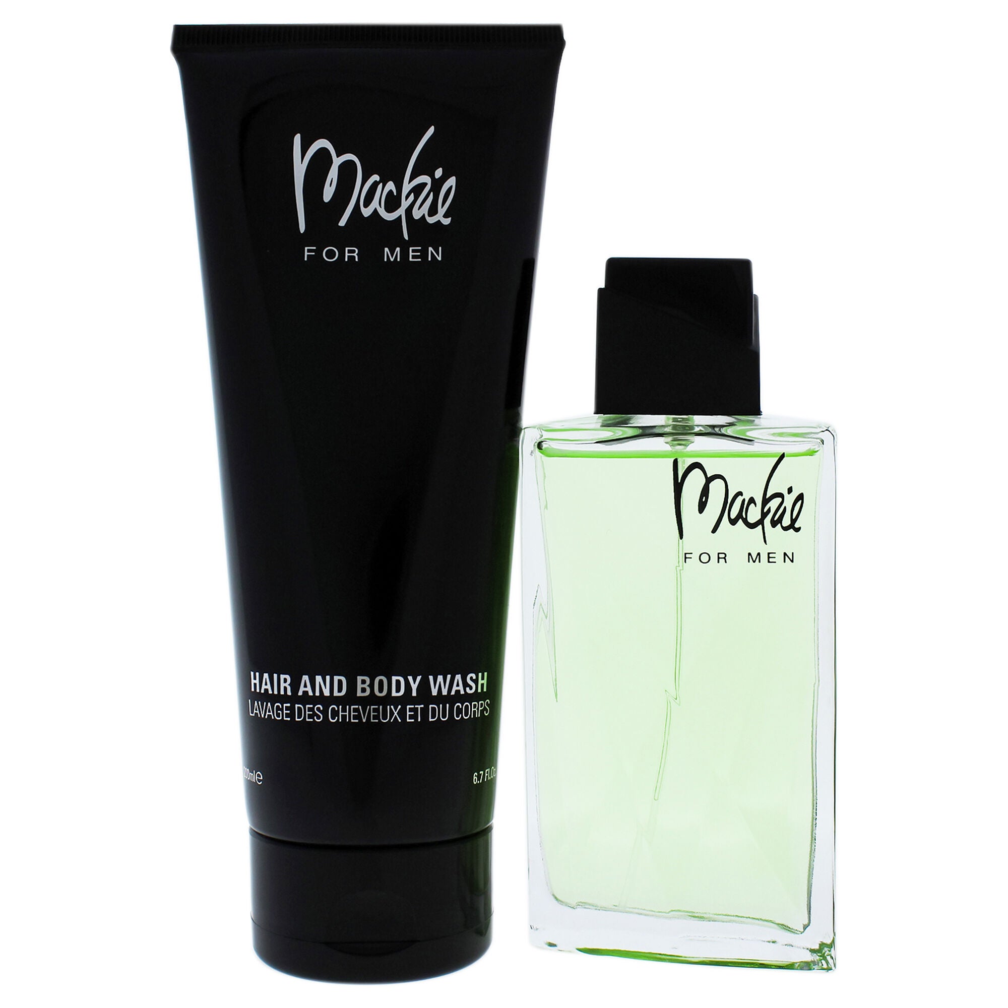 Mackie by Bob Mackie for Men - 2 Pc Gift Set 3.4oz EDT Spray, 6.7oz Hair & Body Wash, See Description, alternate image number 3