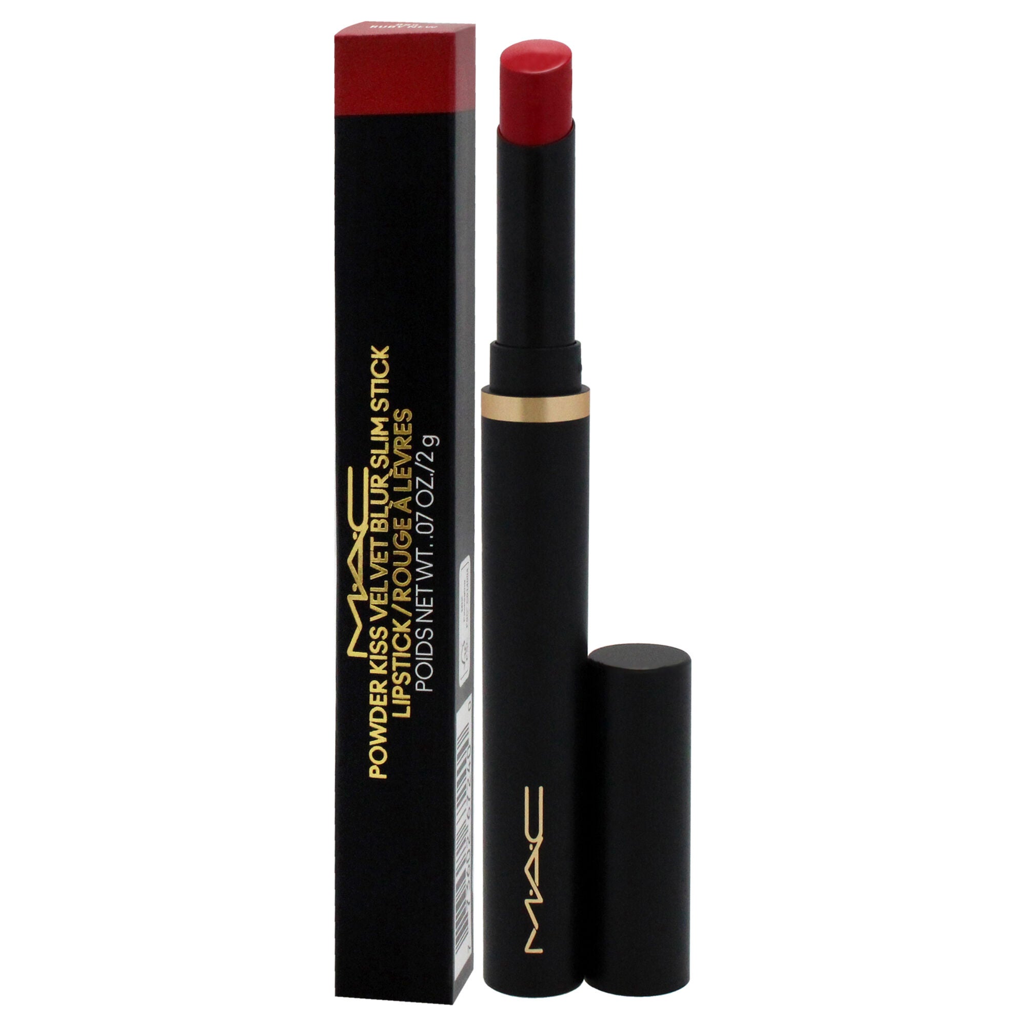 Powder Kiss Velvet Blur Slim Stick - 889 Ruby New by MAC for Women - 0.07 oz Lipstick, See Description, alternate image number 3