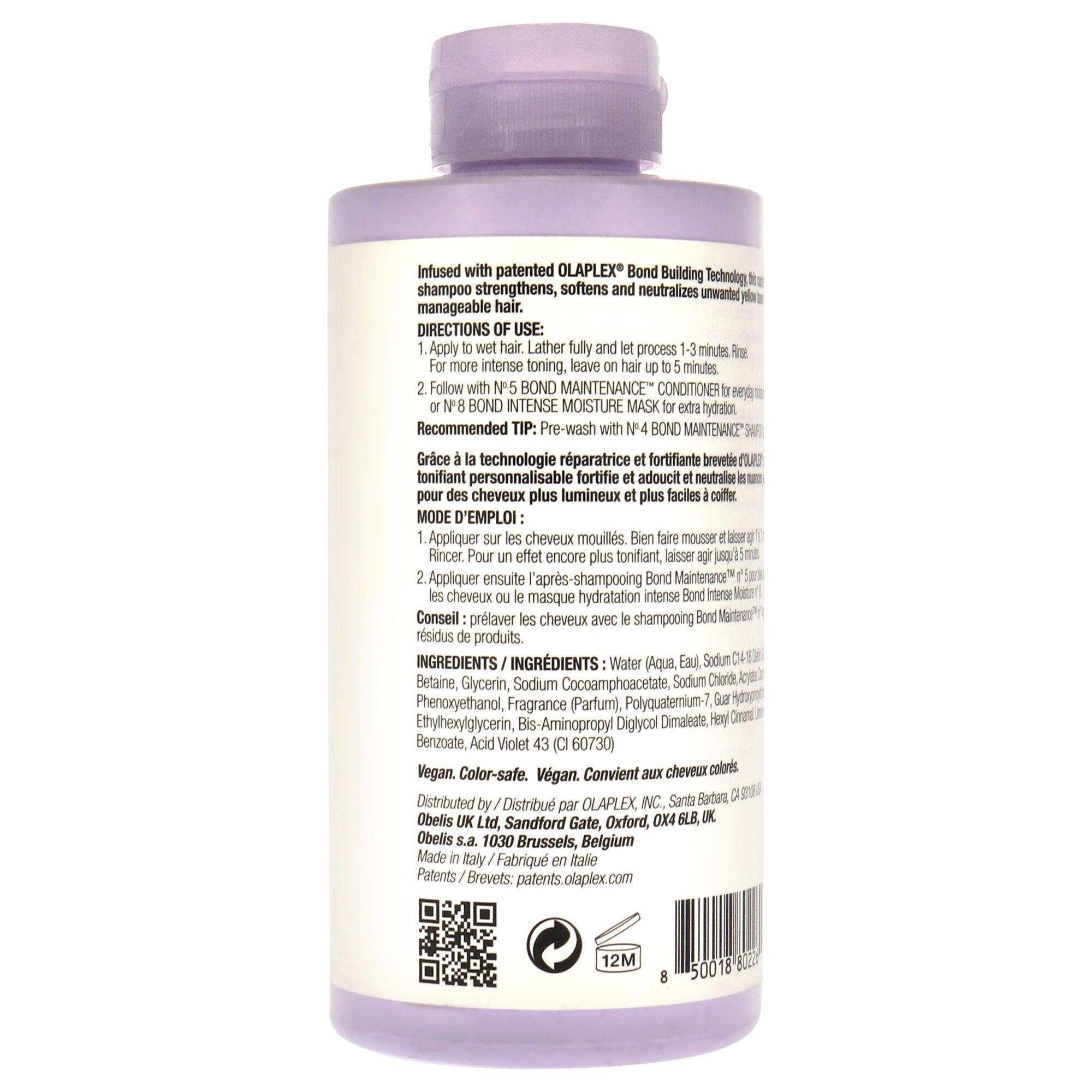No 4P Blonde Enhacer Toning Shampoo by Olaplex for Unisex - 8.5 oz Shampoo, , alternate image number 4