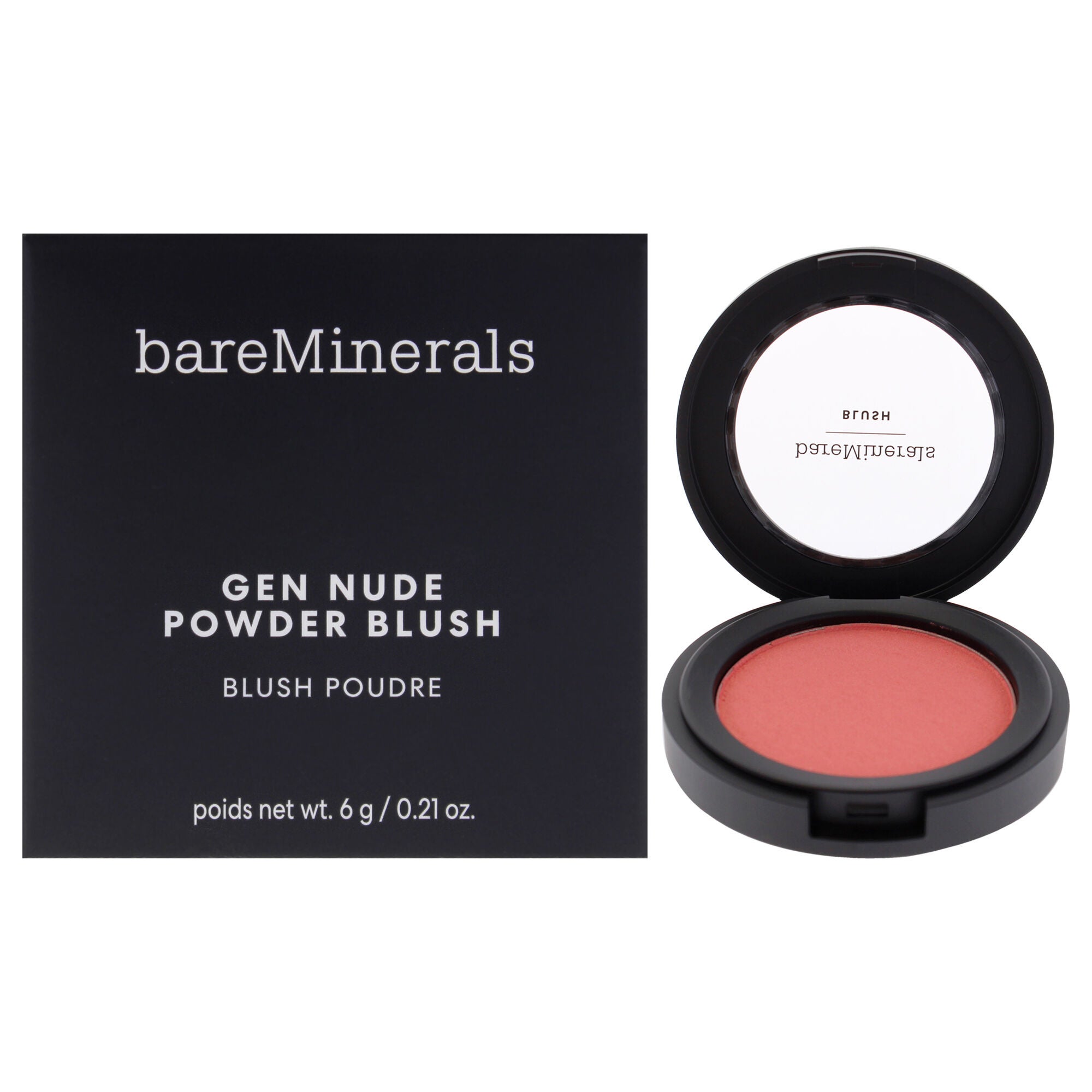 Gen Nude Powder Blush - Pink Me Up by bareMinerals for Women - 0.21 oz Blush, Pink, hi-res image number 0