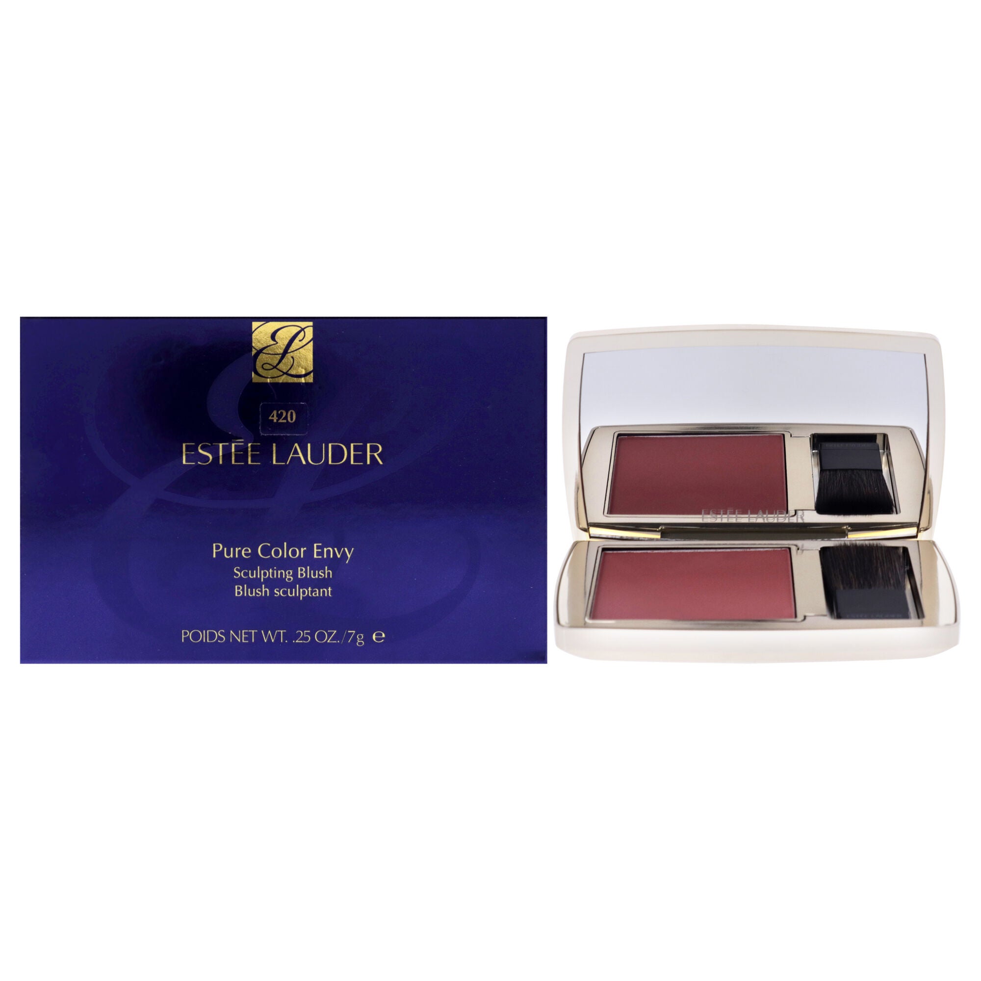 Pure Color Envy Sculpting Blush - 420 Rebellious Rose by Estee Lauder for Women - 0.25 oz Blush, See Description, hi-res image number 0