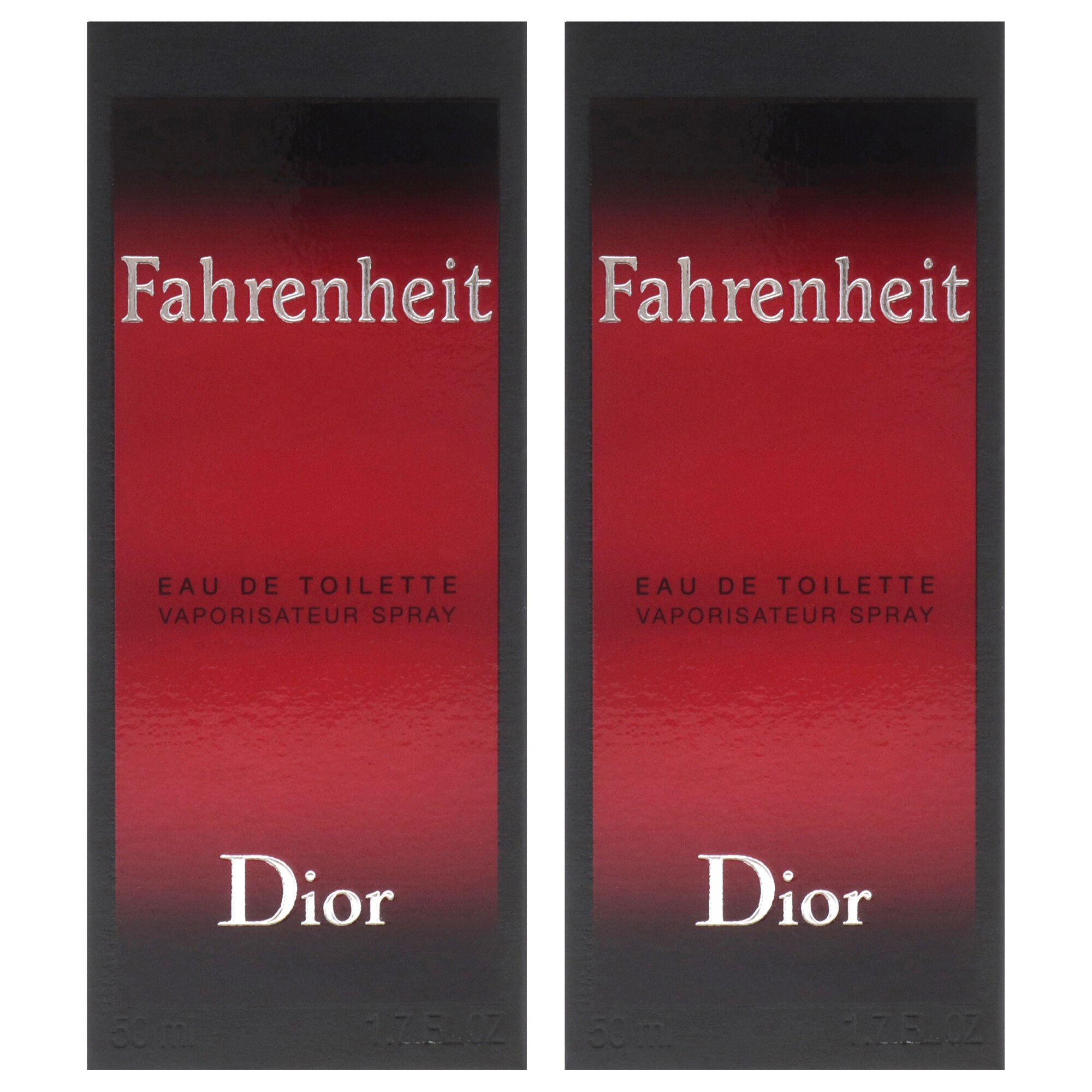 Fahrenheit by Christian Dior for Men - 1.7 oz EDT Spray - Pack of 2, Clear, alternate image number 4