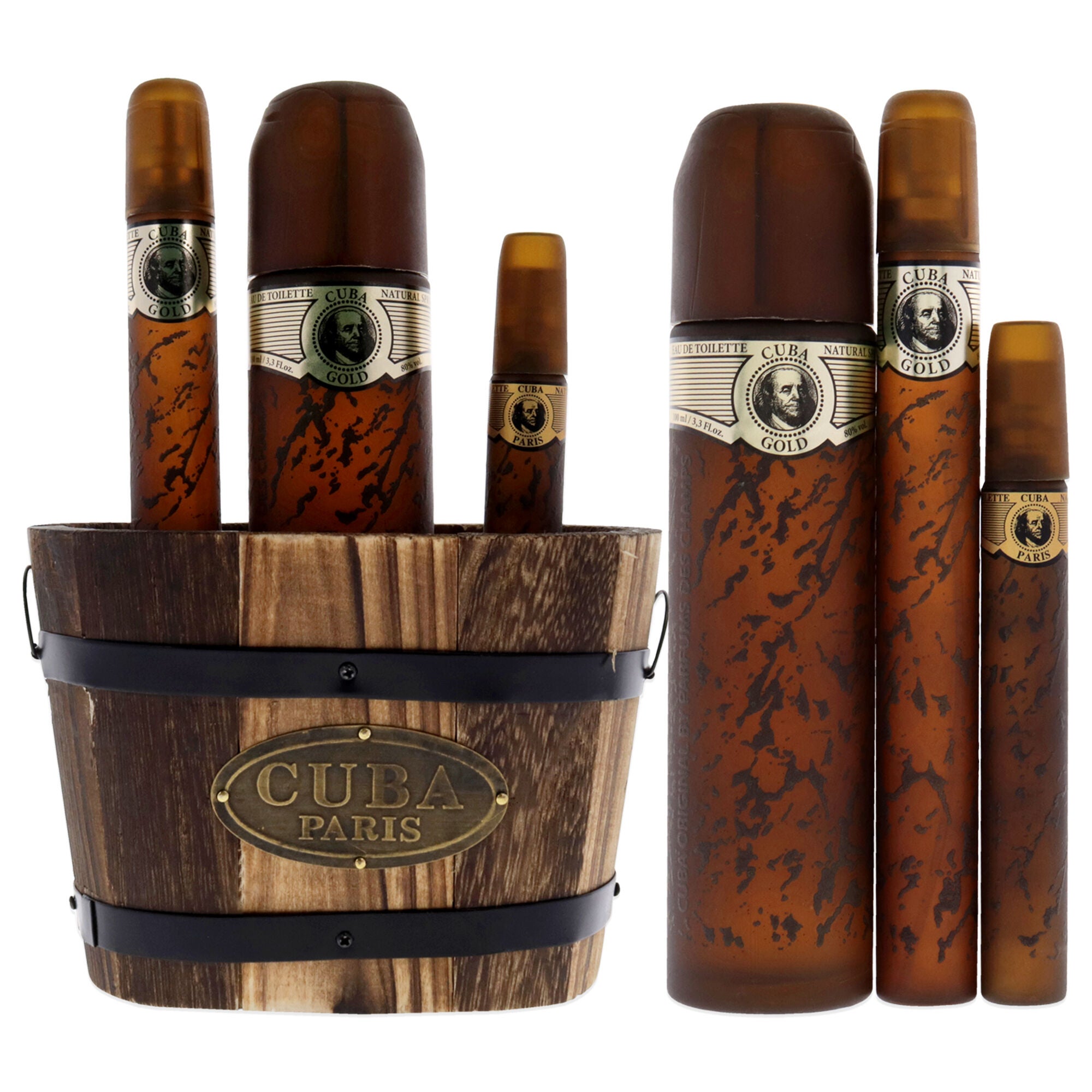 Cuba Gold by Cuba for Men - 3 Pc Gift Set 3.3oz EDT Spray, 1.17oz EDT Spray, 0.5oz EDT Spray, , alternate image number 4