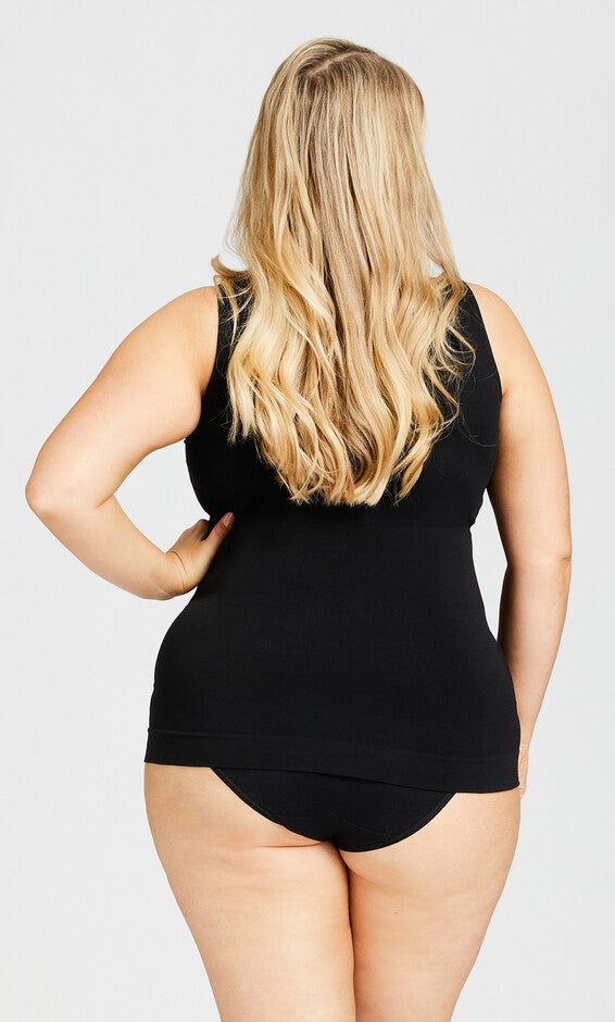 Seamless Shaping Cami - black, , alternate image number null