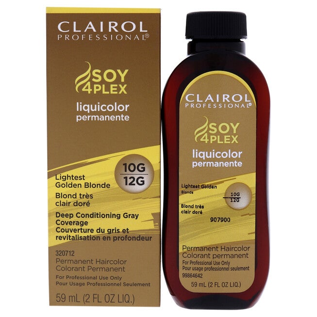 Professional Liquicolor Permanent Hair Color - 10G Lightest Golden Blonde by Clairol for Unisex - 2 oz Hair Color, See Description, hi-res image number 0