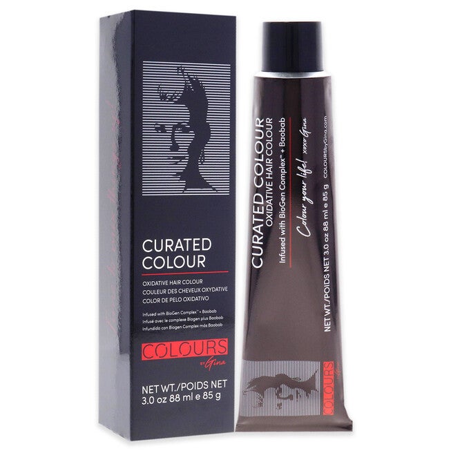 Curated Colour - 4.35-4GM Golden Mahogany Brown by Colours By Gina for Unisex - 3 oz Hair Color, See Description, alternate image number 1