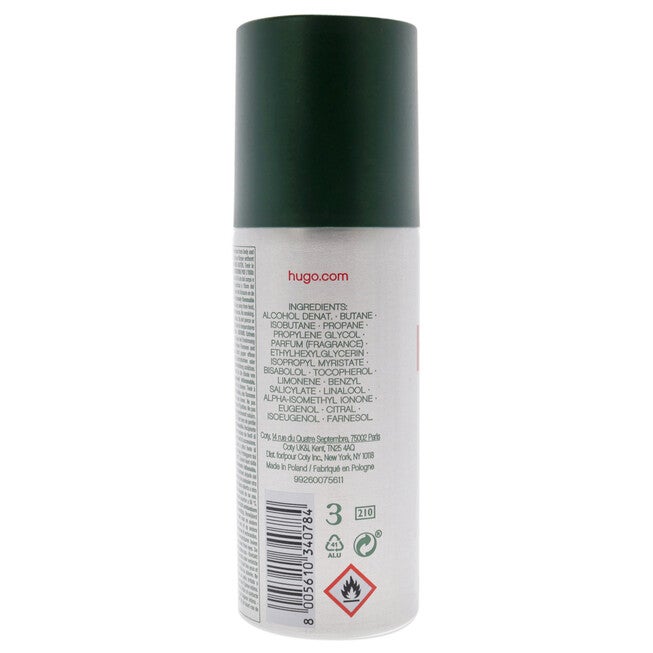 Hugo by Hugo Boss for Men - 3.6 oz Deodorant Spray, See Description, alternate image number 2