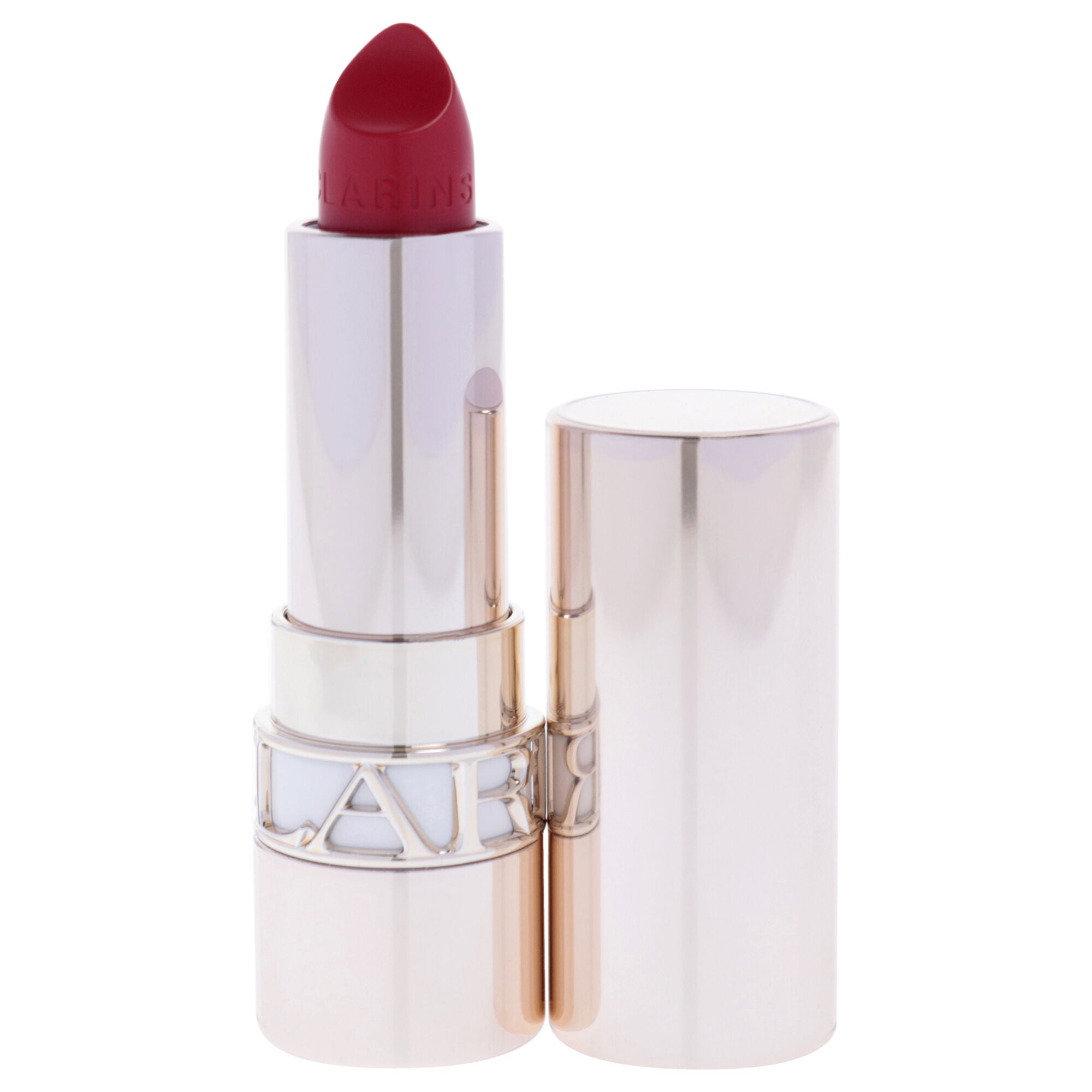 Joli Rouge Satin Lipstick - 742 Joli Rouge by Clarins for Women - 0.1 oz Lipstick, Red, alternate image number 4