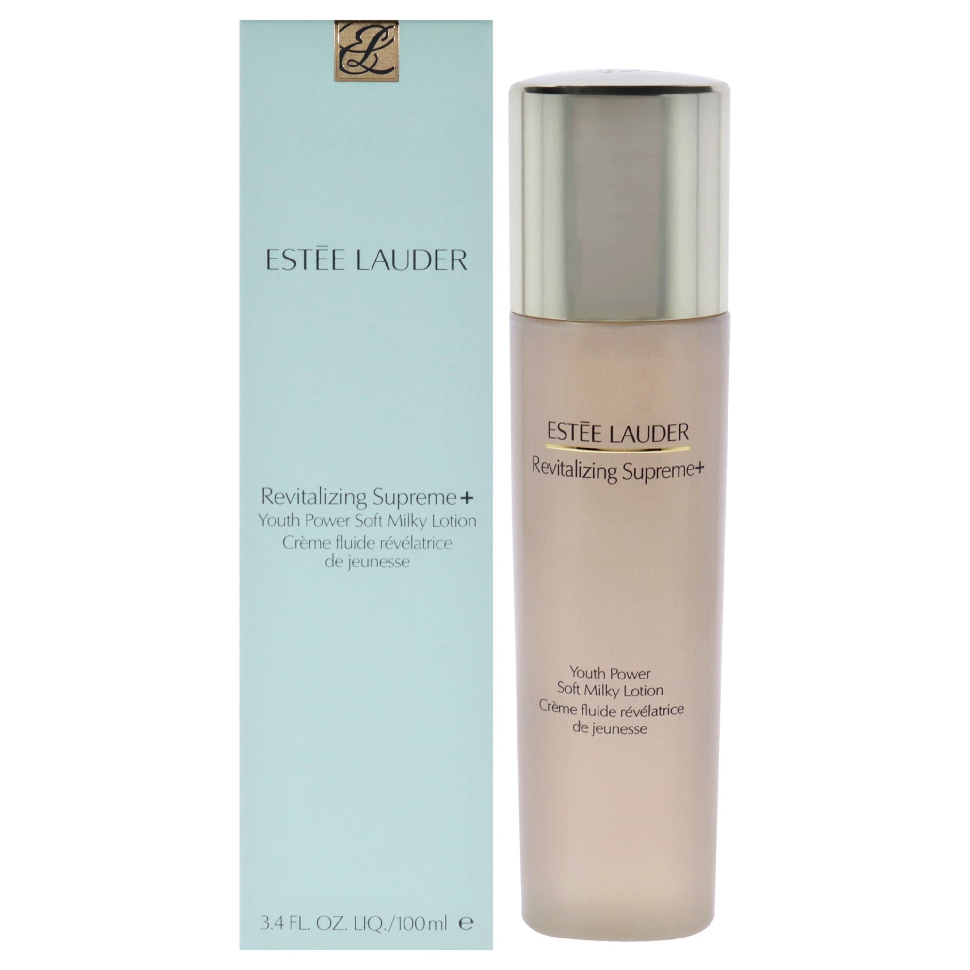 Revitalizing Supreme Plus Youth Power Soft Milky Lotion by Estee Lauder for Women - 3.4 oz Lotion, See Description, hi-res image number 0