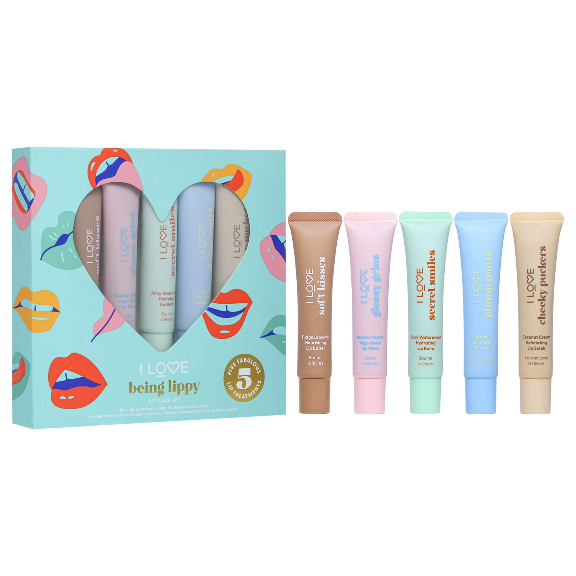 Being Lippy Lip Care Set by I Love Cosmetics for Women - 5 Pc Set, , alternate image number 6