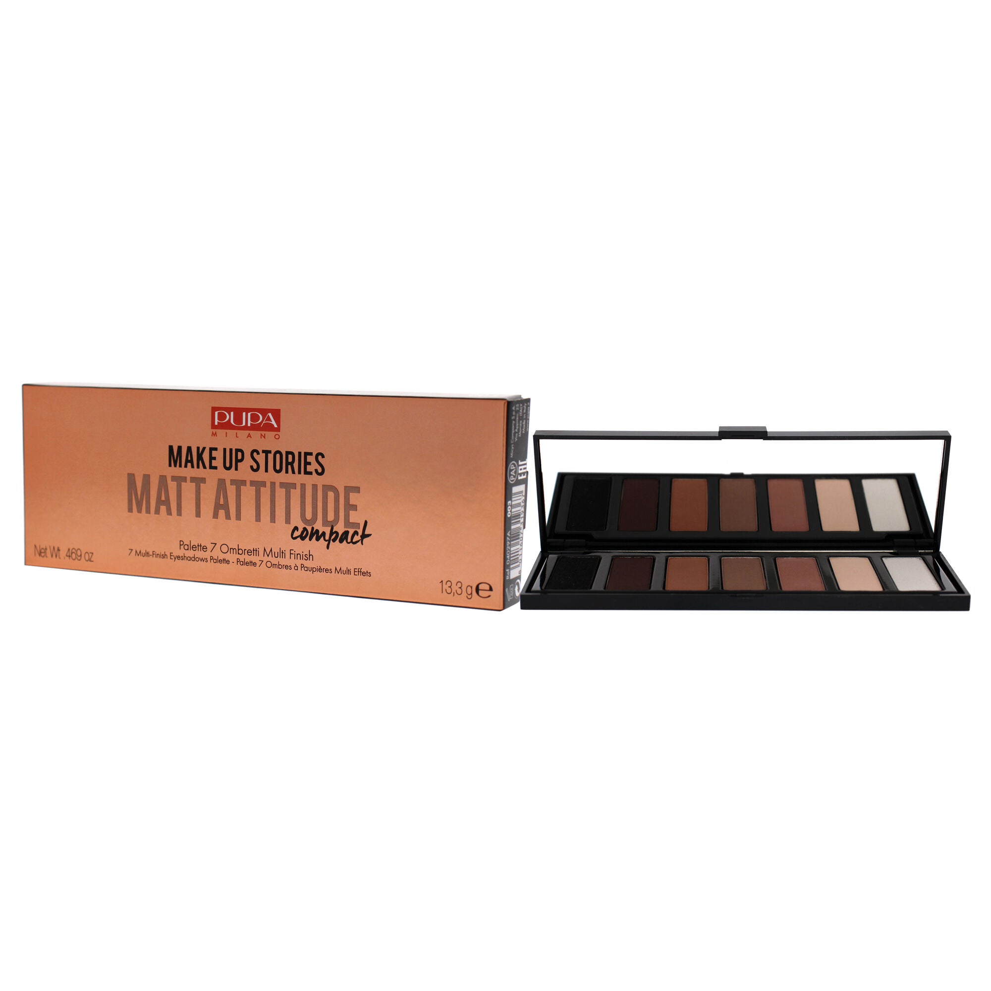 Make Up Stories Compact Palette - 003 Matt Attitude by Pupa Milano for Women - 0.469 oz Eye Shadow, , alternate image number 7