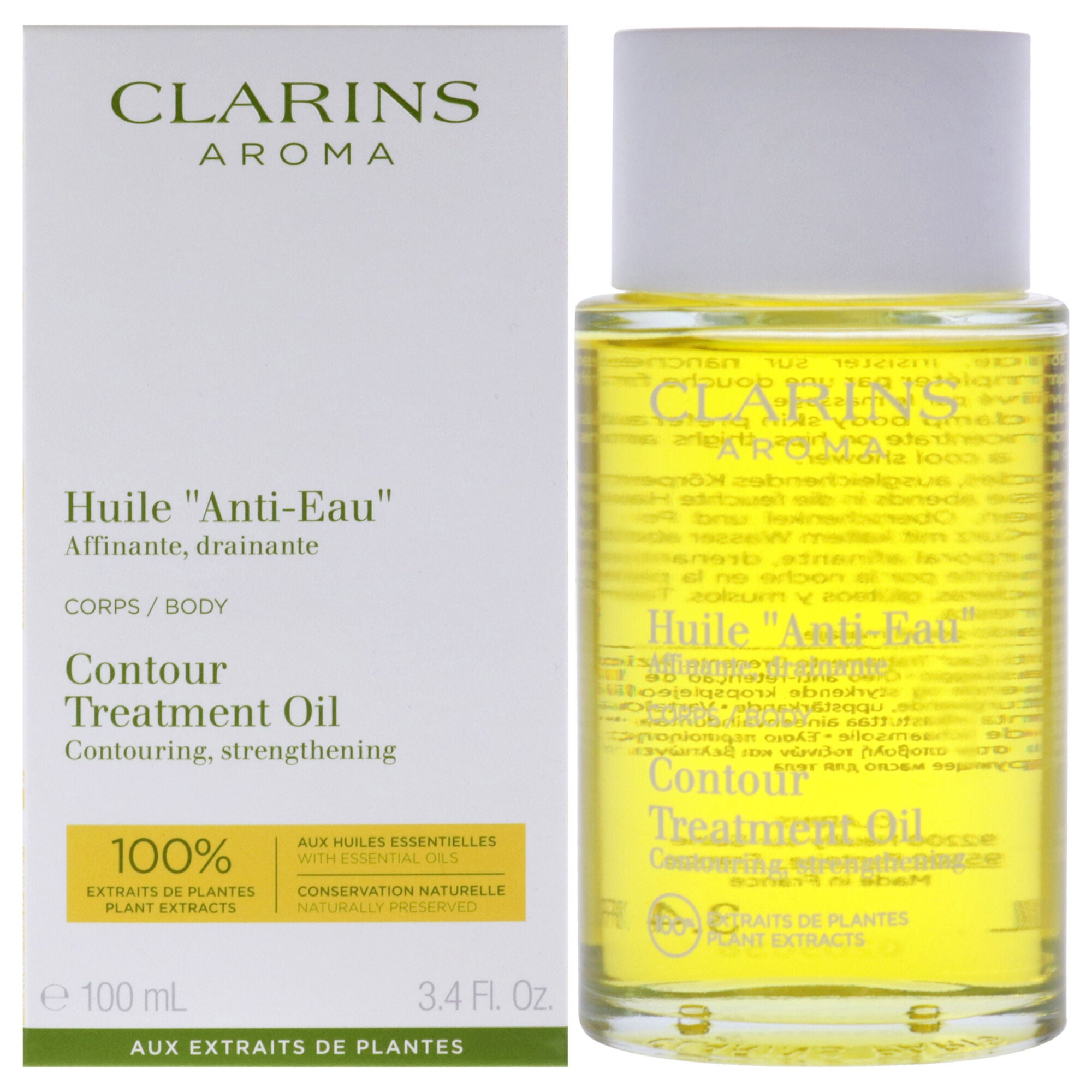 Contour Body Treatment Oil by Clarins for Unisex - 3.4 oz Treatment, , alternate image number 5