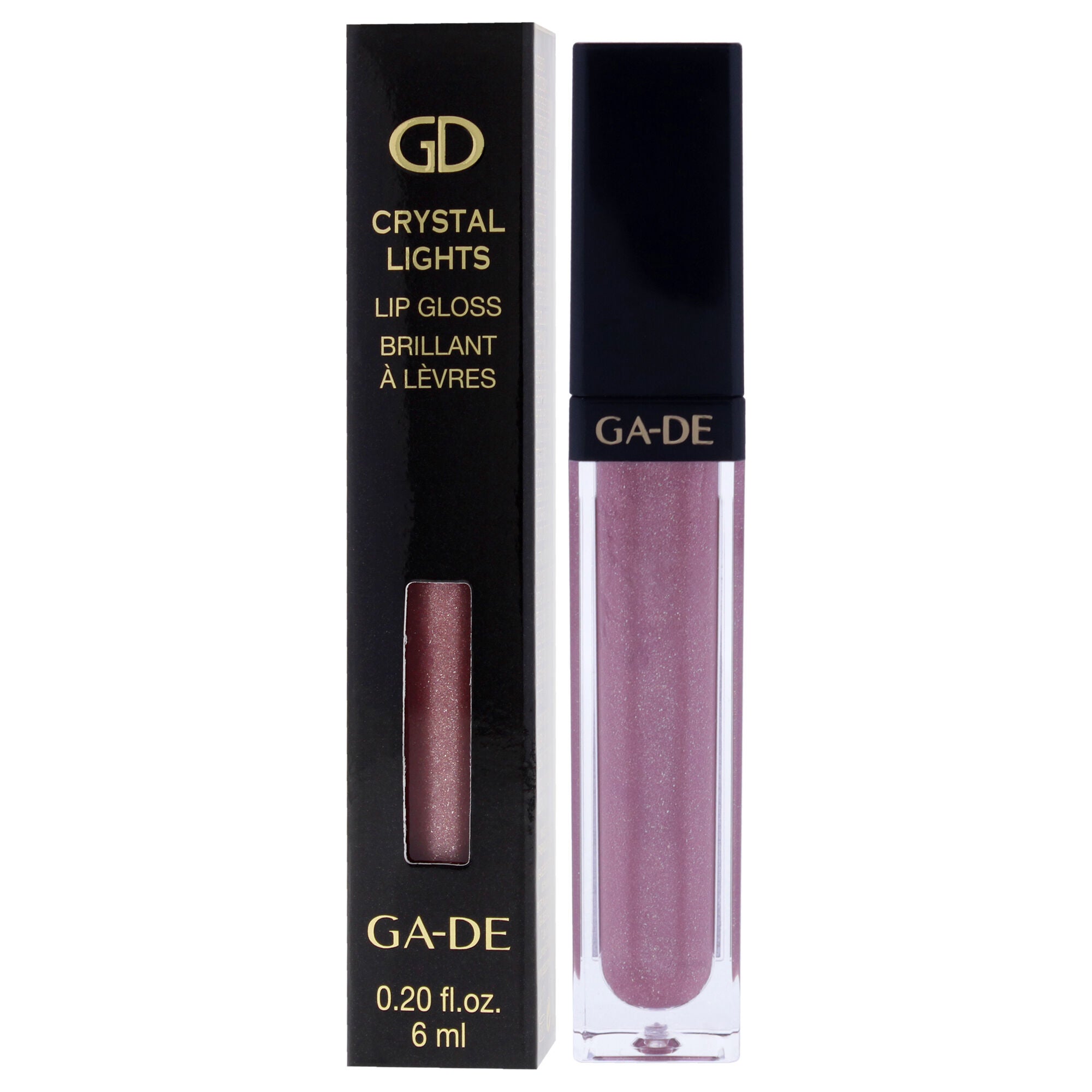 Crystal Lights Lip Gloss - 514 Smoky Quartz by GA-DE for Women - 0.2 oz Lip Gloss, See Description, alternate image number 2