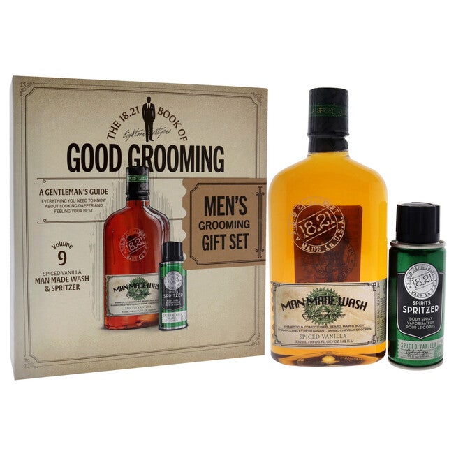 Book of Good Grooming Volume 9 Set - Spiced Vanilla by 18.21 Man Made for Men - 2 Pc, See Description, alternate image number 2
